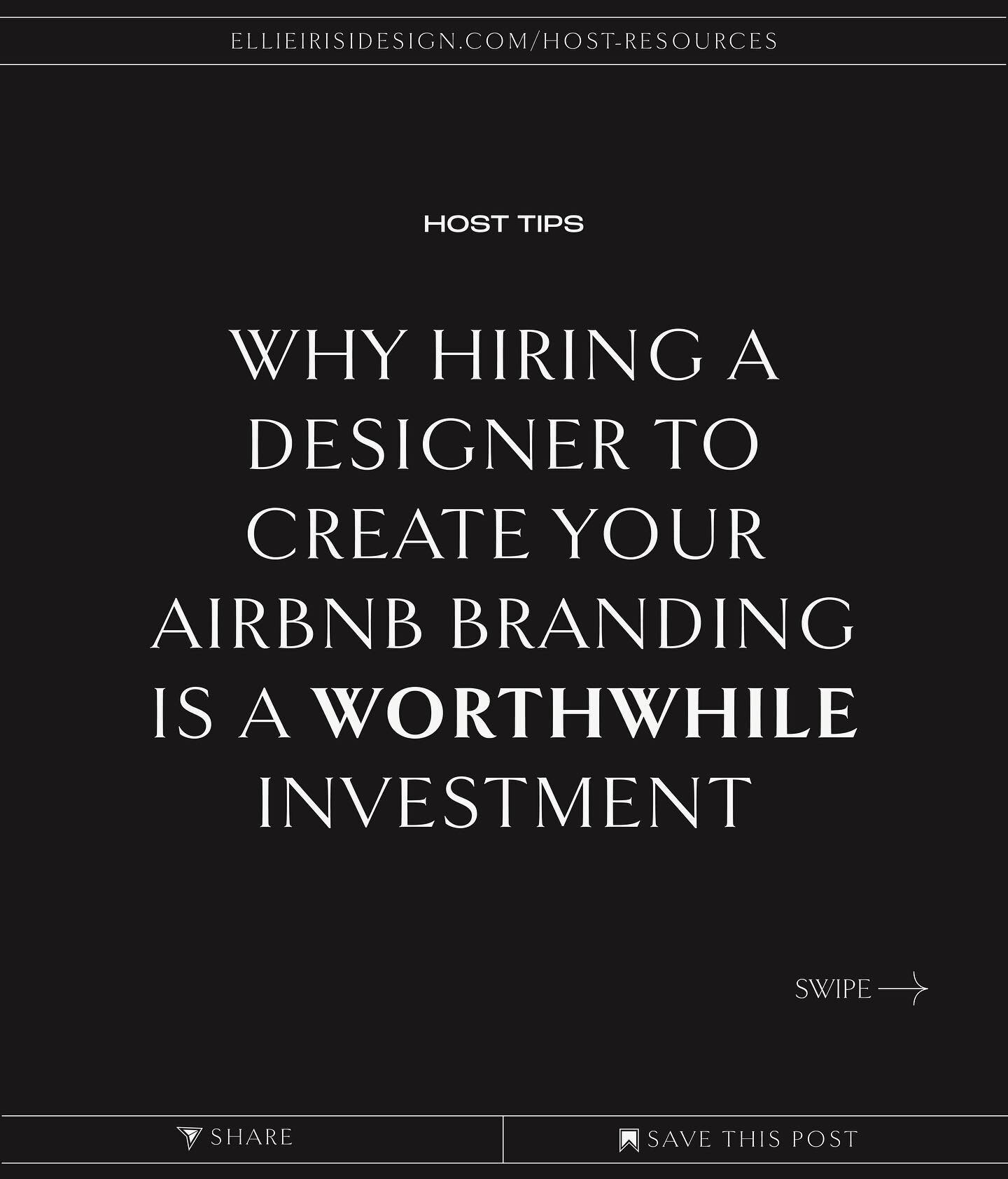 Why hiring a designer to create your Airbnb branding is a worthwhile investment - a deep dive is up on the website now.

I love sharing resources to help hosts elevate their guests&rsquo; experiences. 

Link in the bio for the full post.

#airbnbhost