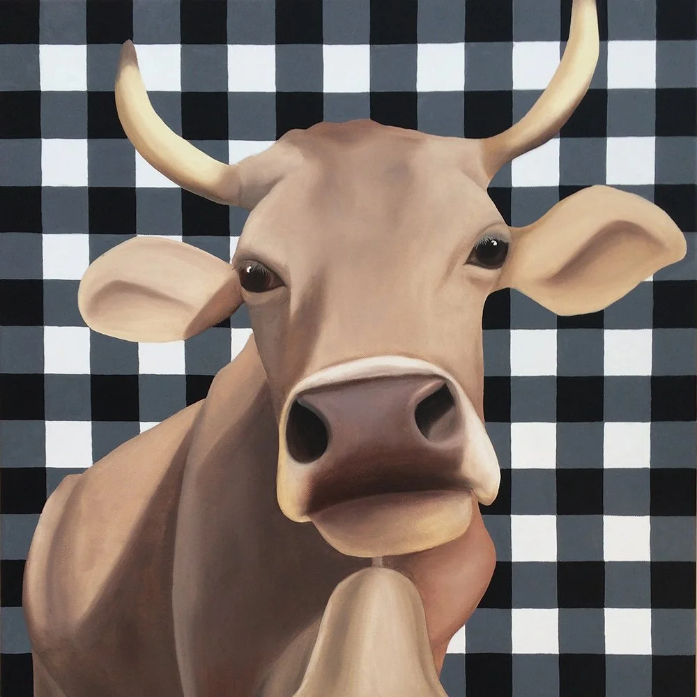 Swiss Brown, 2018, oil/acrylic on canvas, 60x60x2cm (available)