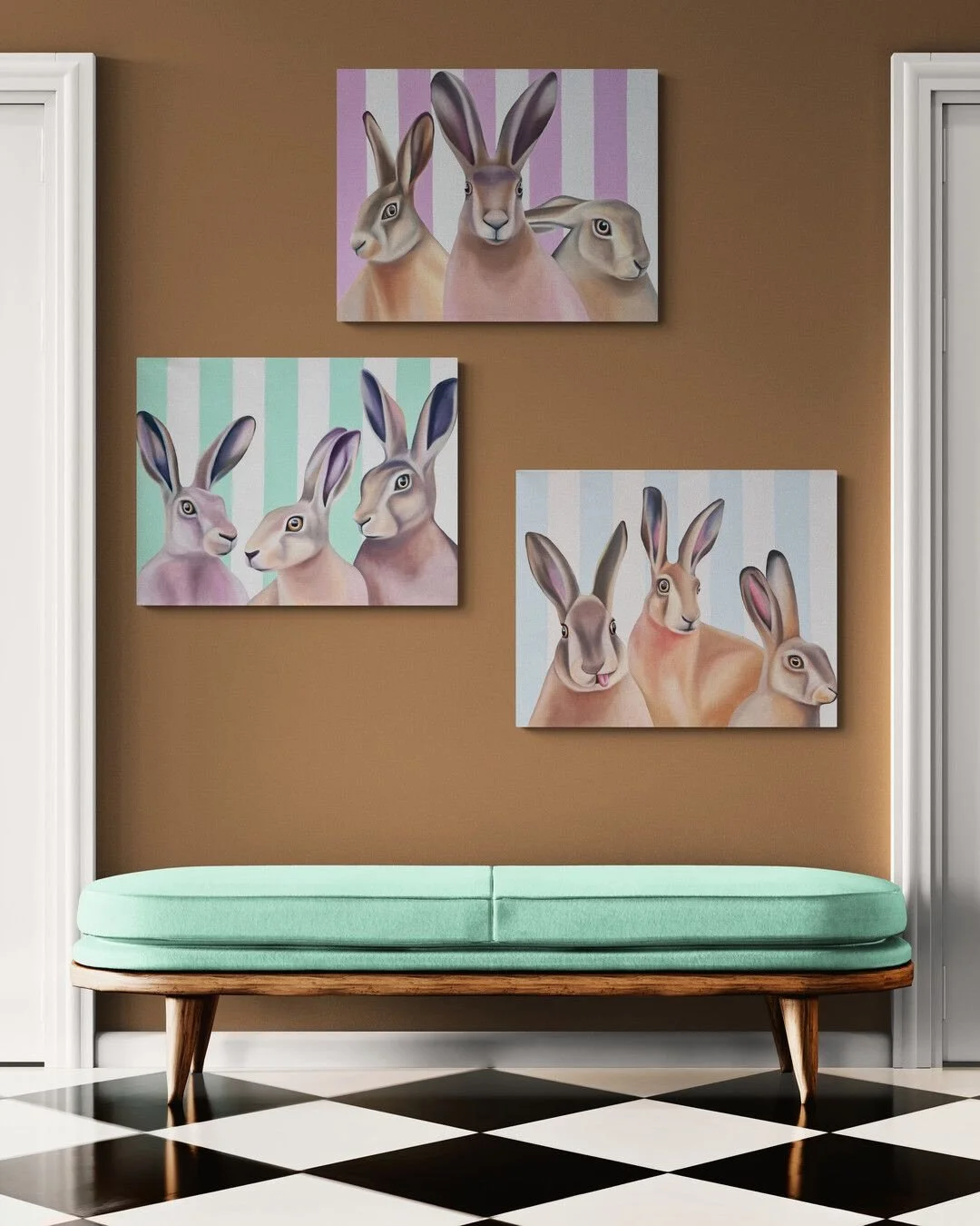 🐇 &ldquo;Hares Of Wilnis&rdquo;, 2026, triptych
Oil/acrylic on canvas, 50x70x2 cm

🐇 Inspired by the cheerful wild hares in the countryside of the Netherlands near the town of Wilnis.

#wildhares #springtime #bunnypainting #ildzeose