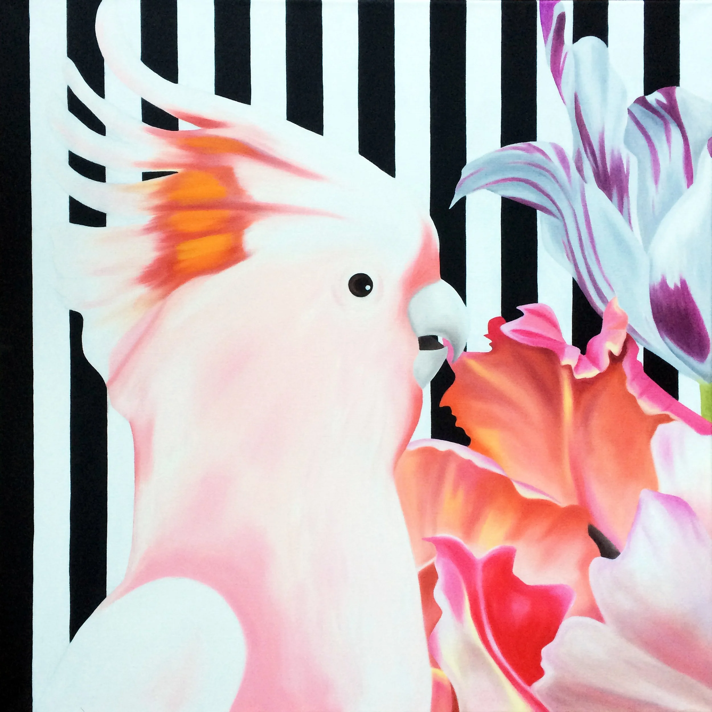 Double Trouble, 2019, diptych, oil/acrylic on canvas, 80x80x4cm (not for sale)