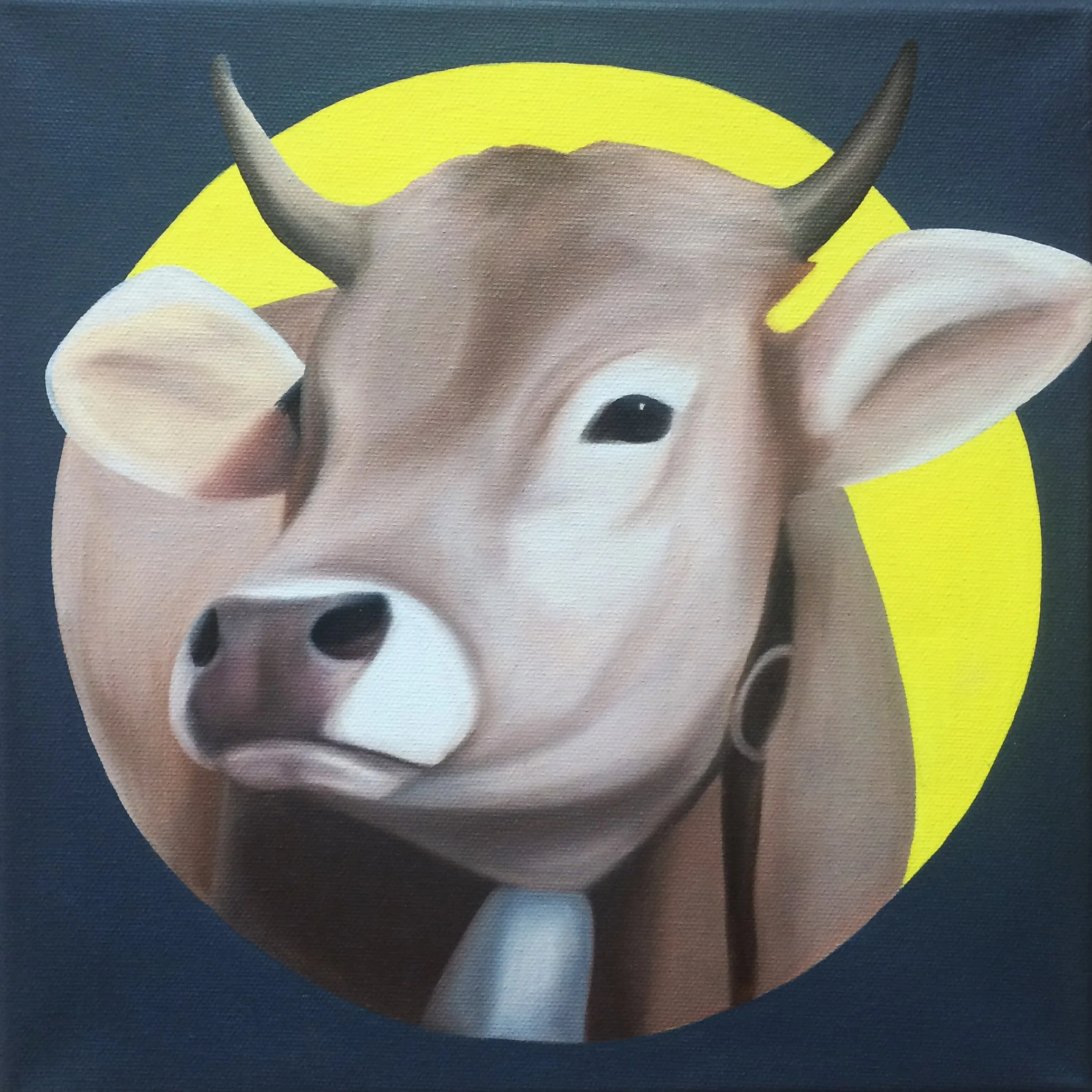 Miss Sunshine, 2018, oil/acrylic on canvas, 30x20x2cm (sold)