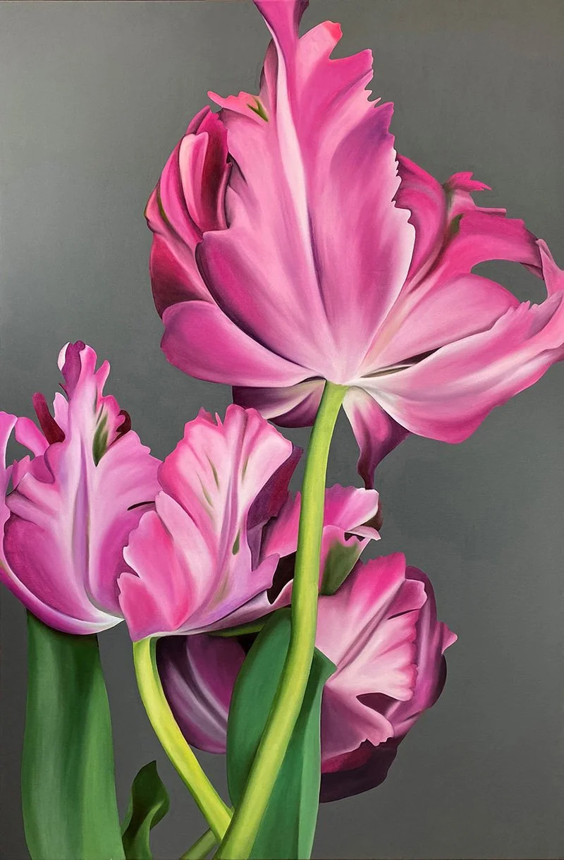 Parrot Negrita, 2020, oil/acrylic on canvas, 120x80x4cm (sold)