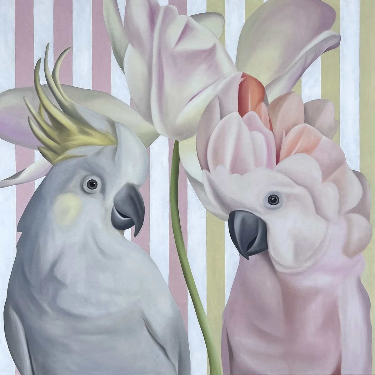 Candy Cloud, 2022, oil on canvas, 80x80x2cm (not for sale)