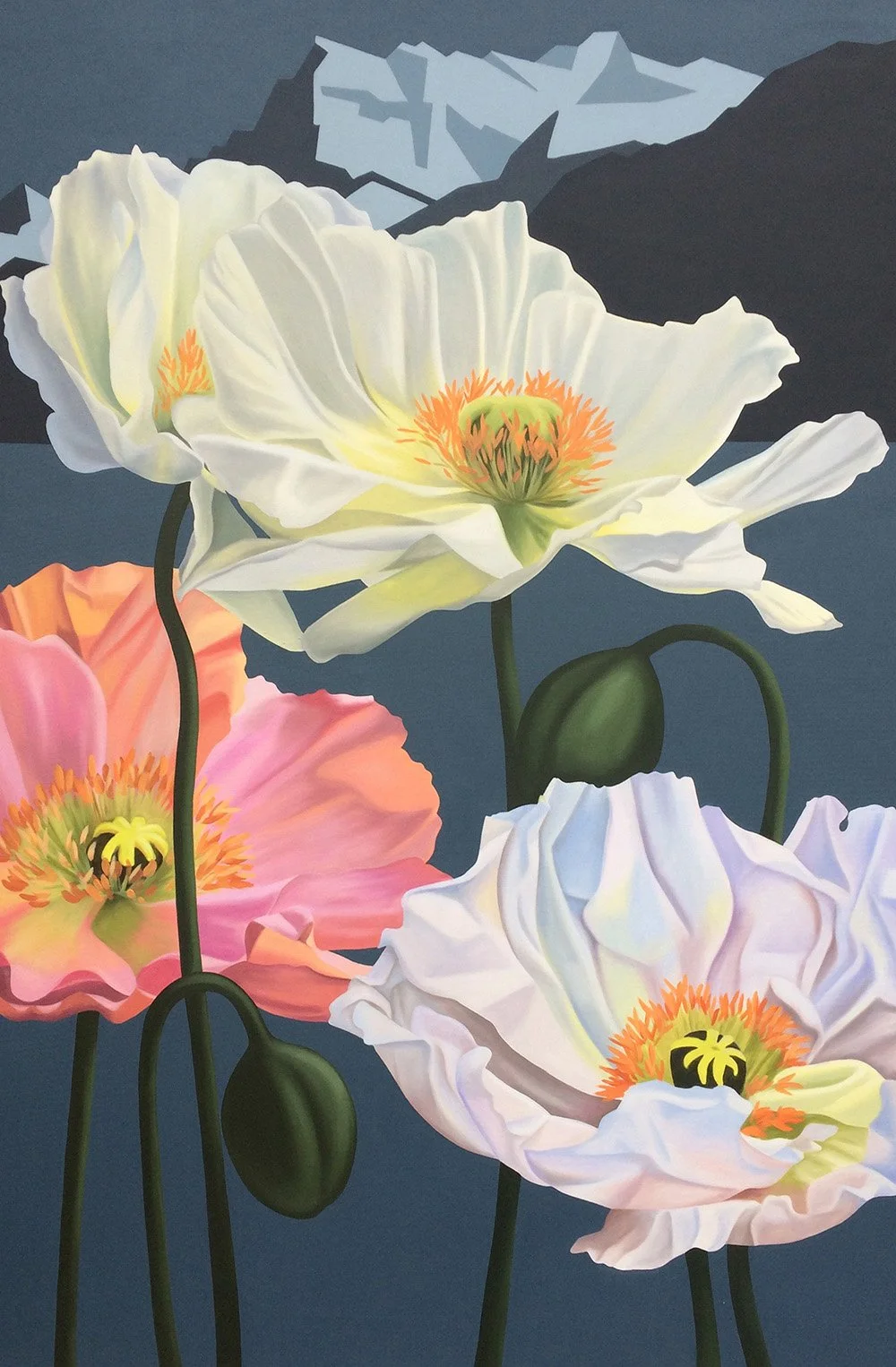 Montreux Riviera, 2018, oil/acrylic on canvas, 150x100x4cm (sold)