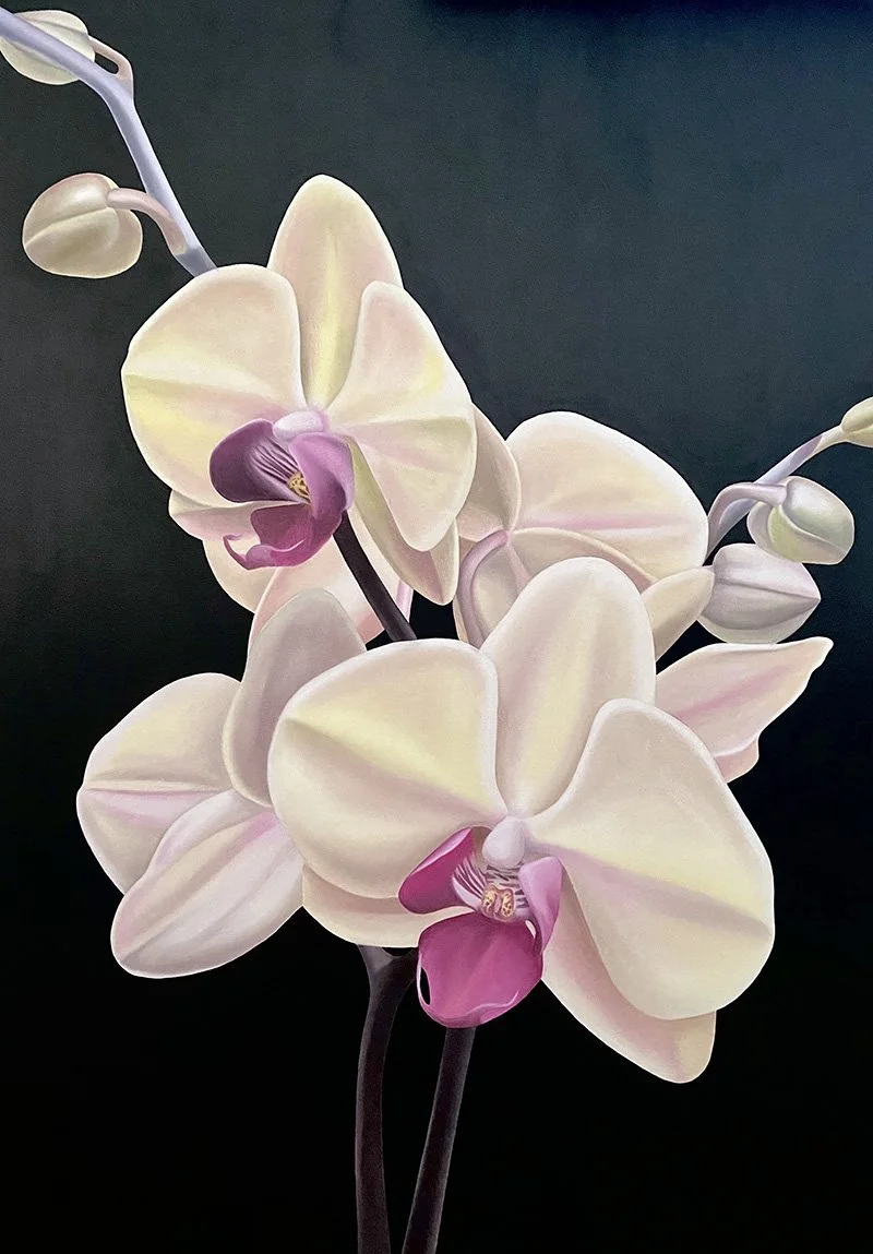 Intangible Peach, 2021, oil/acrylic on canvas, 100x70x2cm (sold)