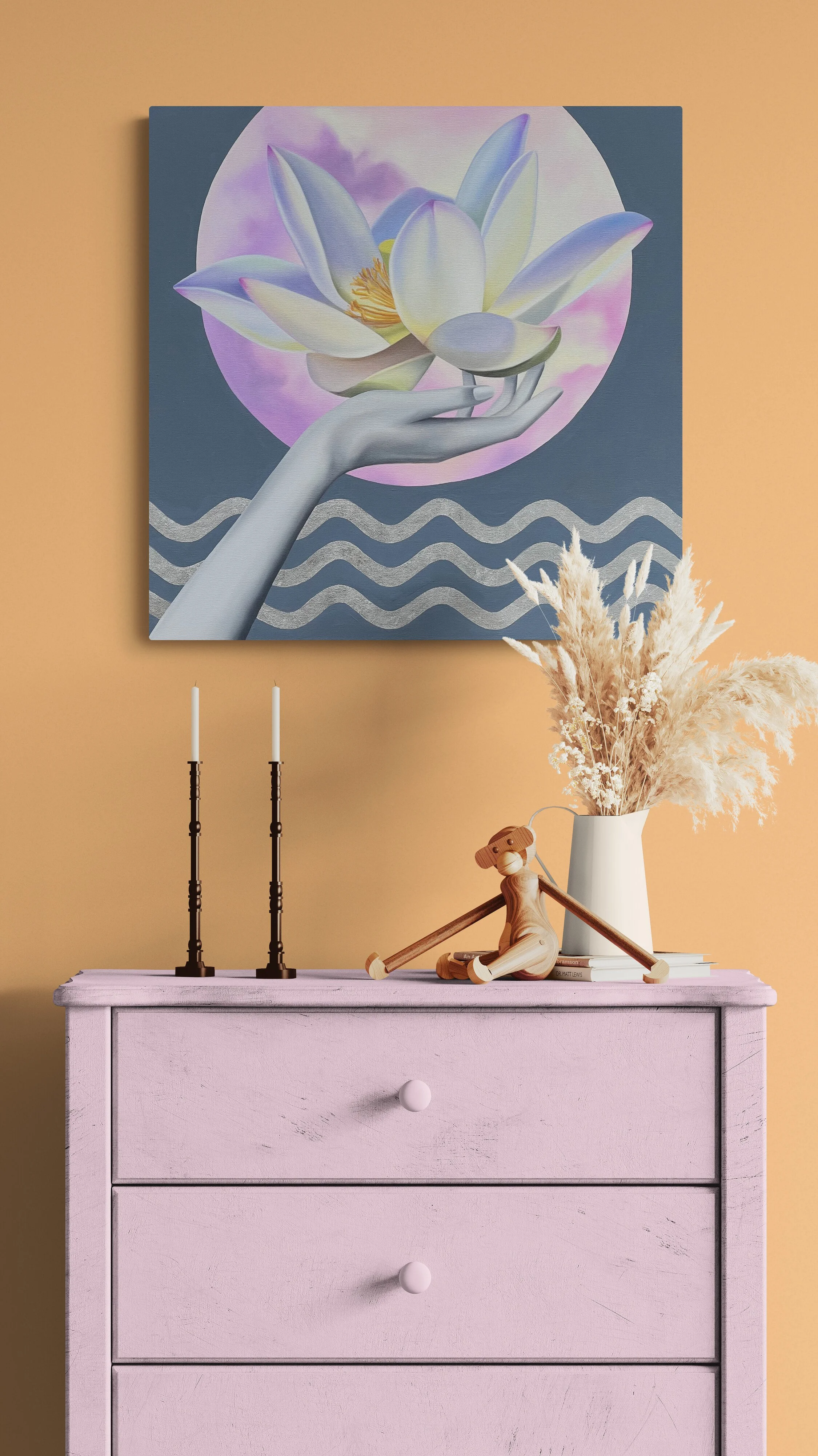 Whispers Of Serenity_artist_Ildze Ose_2025_painted-cabinet-with-dried-flowers.jpg