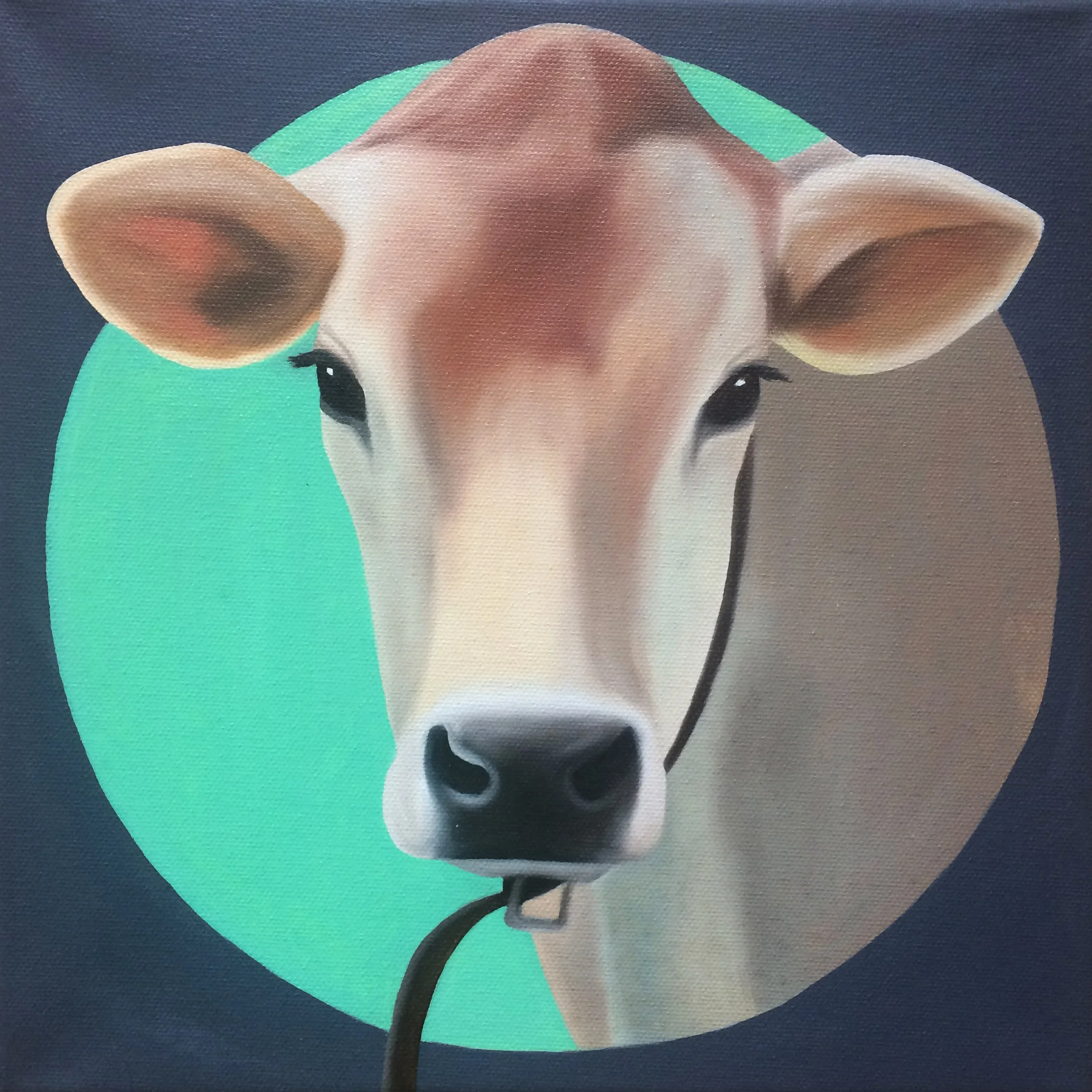 Miss Spring, 2018, oil/acrylic on canvas, 30x20x2cm (sold)