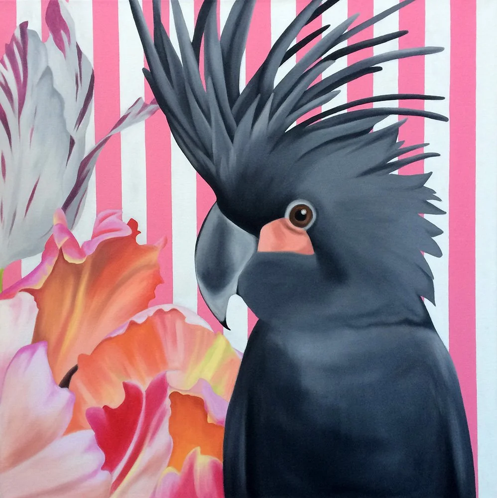 Double Trouble, 2019, diptych, oil/acrylic on canvas, 80x80x4cm (not for sale)