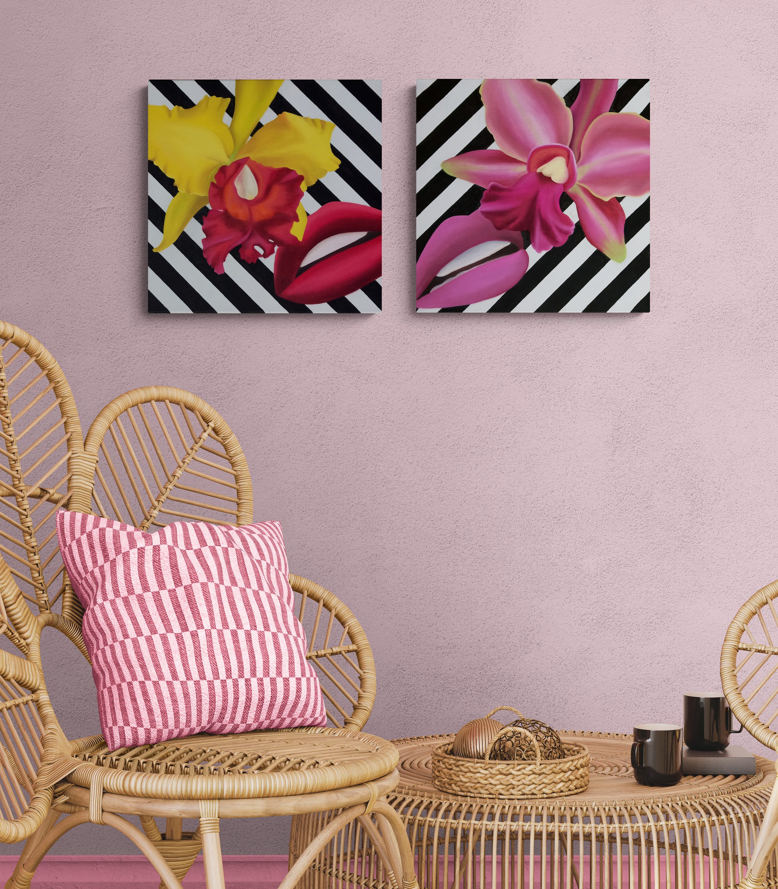 Kiss_artist_Ildze Ose_close-up-view-of-a-cane-chair-and-table.jpg