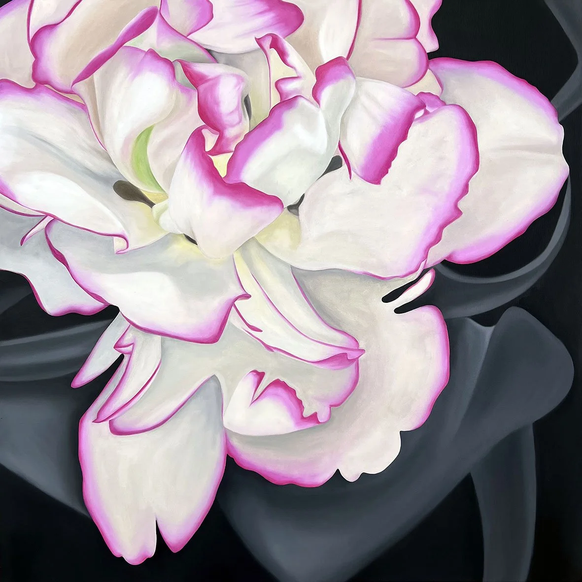 Belicia, 2019, oil on canvas, 100x100x4cm (sold)