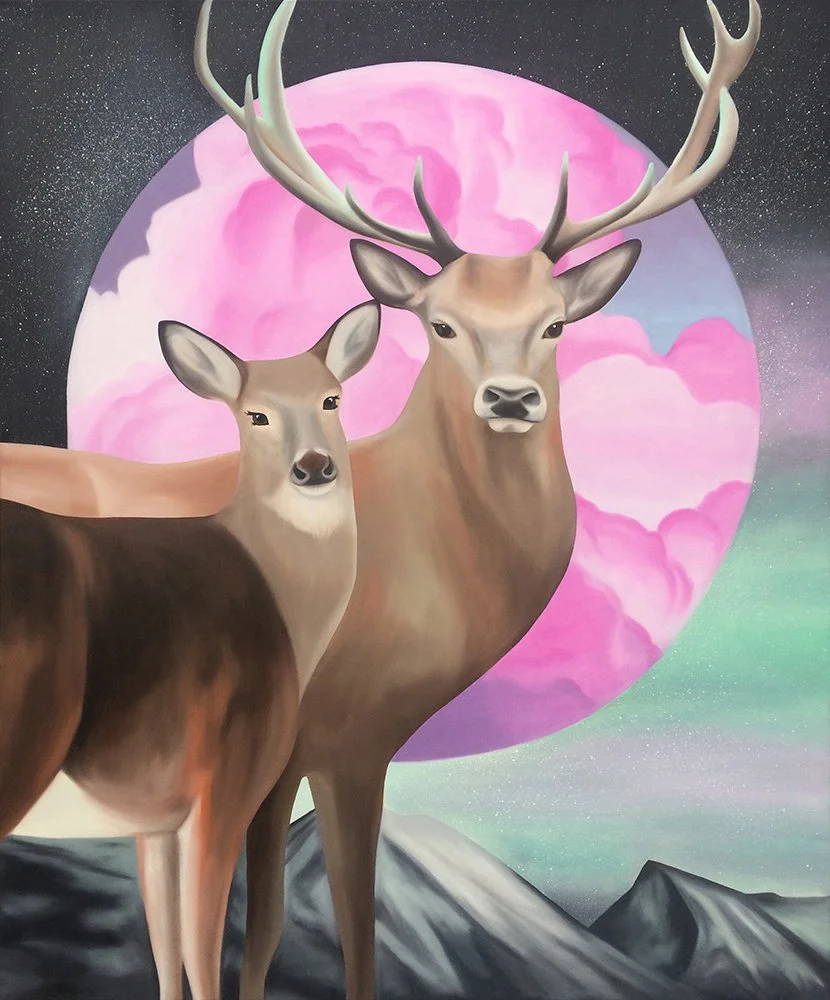 Bringing The Magic, 2018, oil on canvas, 120x100x4cm (available)