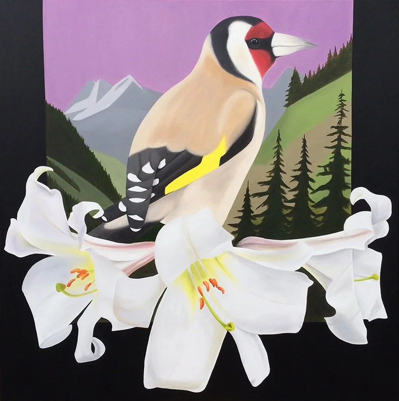 Innocence, 2017, oil/acrylic on canvas, 100x100x4cm (sold)