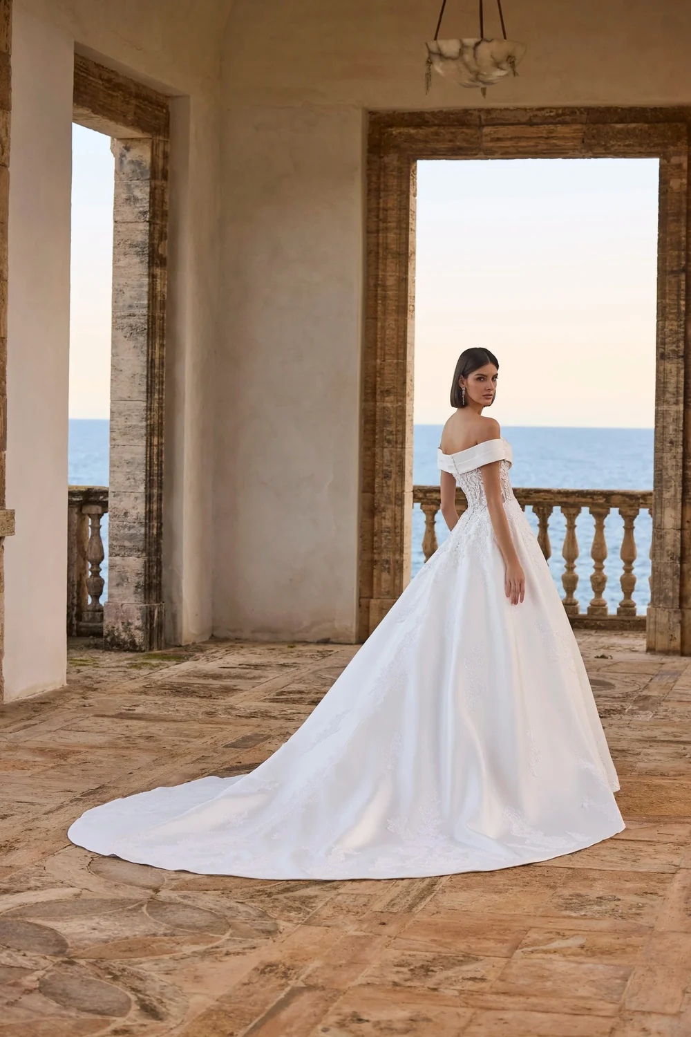 dresses of elegance cardiff Elegant Sage Green Luxury Evening Dress with Spaghetti Straps SS693 –  DreamyVow main image 1