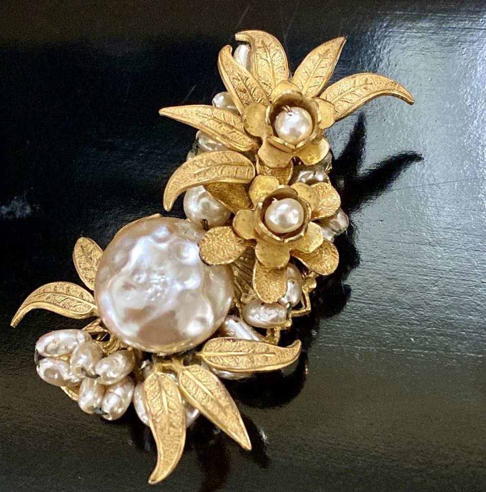 Miriam haskell pearl brooch best sale
