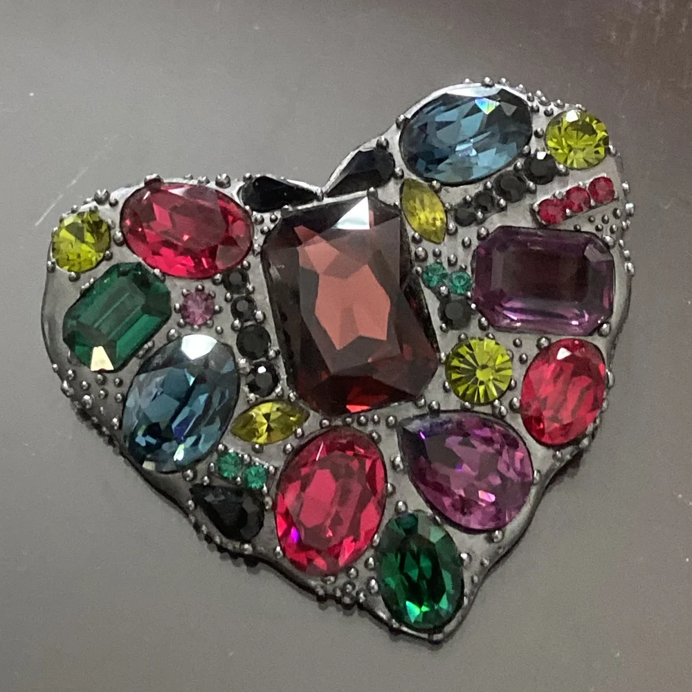 John Galliano Heart Brooch