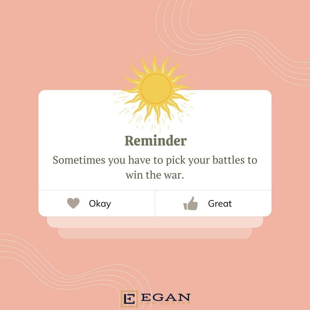 Divorce can feel like one big battle sometimes - that's why it's important to pick your battles if you want to win the war. 

If you and your ex just can&rsquo;t seem to agree on anything, it can be SUPER helpful to write down a list of your needs, w