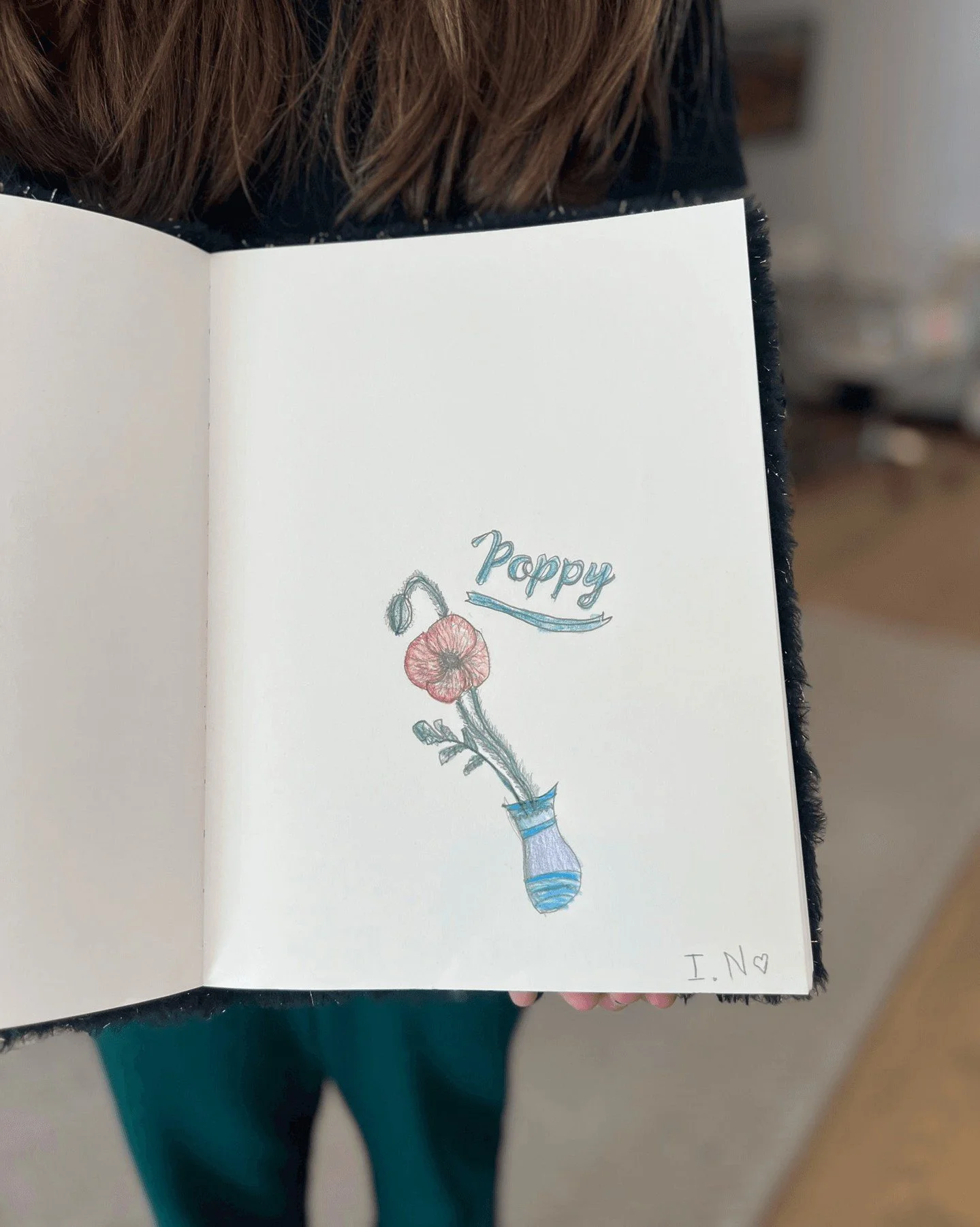 Yesterday was a snow day ❄️✨
Snow outside, creativity inside&mdash;when a special guest came to the office, Lauren&rsquo;s daughter surprised us with a poppy drawing that totally brighten things up 🌺🎨🖍️ SnowDay  #OfficeFun #PoppyLegalGroup #Creati