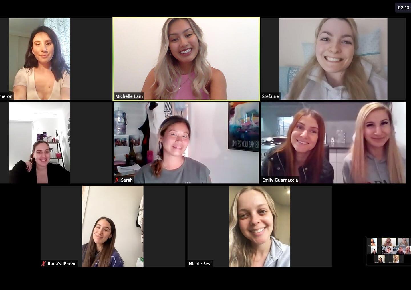 First Virtual Workshop Done And Dusted!! ❤️🥳🎉 My Heart is SO full and I couldn&rsquo;t be any more prouder of each and everyone one of these girls (including Mahli &amp; Grace not pictured) 💖 My goodness, What a group of beautiful souls you are ✨ 