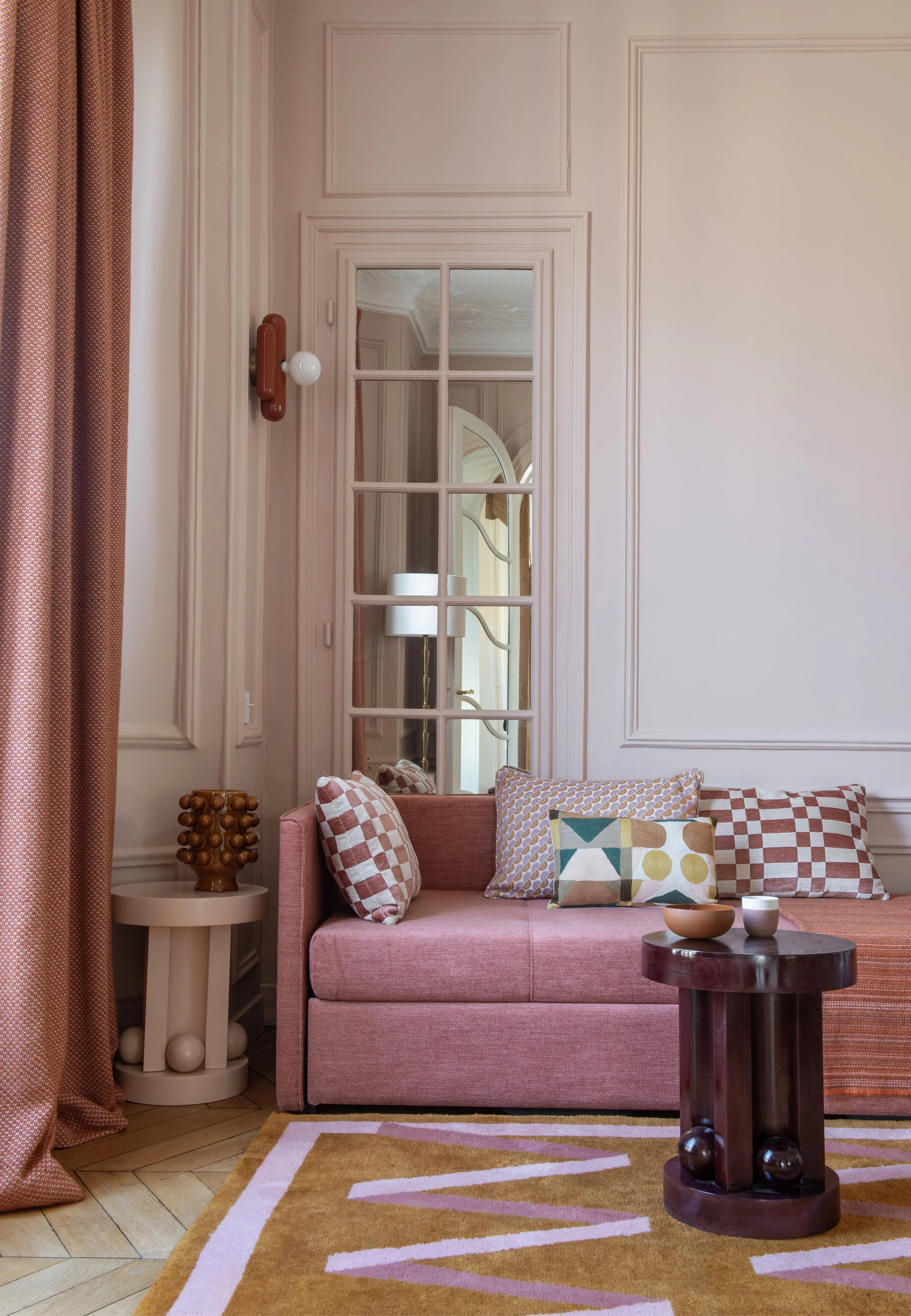 Chambre des enfants d'un appartement haussmannien, Paris 7e - Maison Babel, architectes d'intérieur à Paris