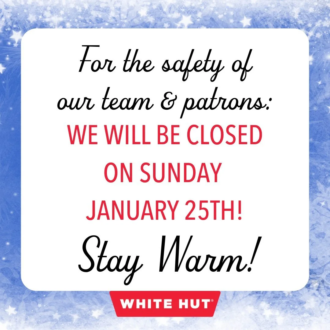 We will be closed tomorrow in West Springfield &amp; Holyoke due to the incoming Winter Storm - stay safe &amp; warm ❄️