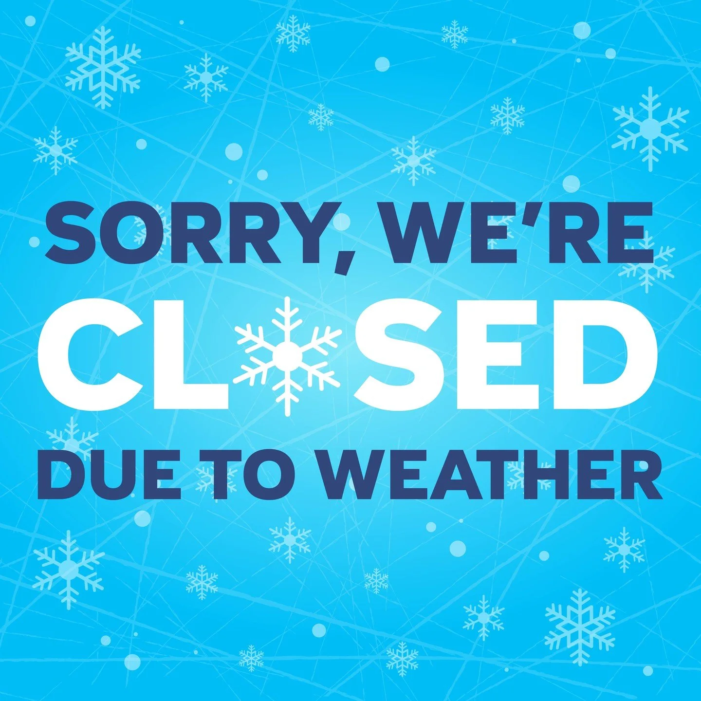 ❄️ Weather Alert: We will be CLOSED Monday, January 26, 2026, due to Winter Storm ❄️