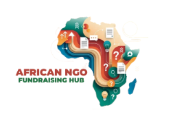 Africa NGO Fundraising Hub logo with unconnected.org