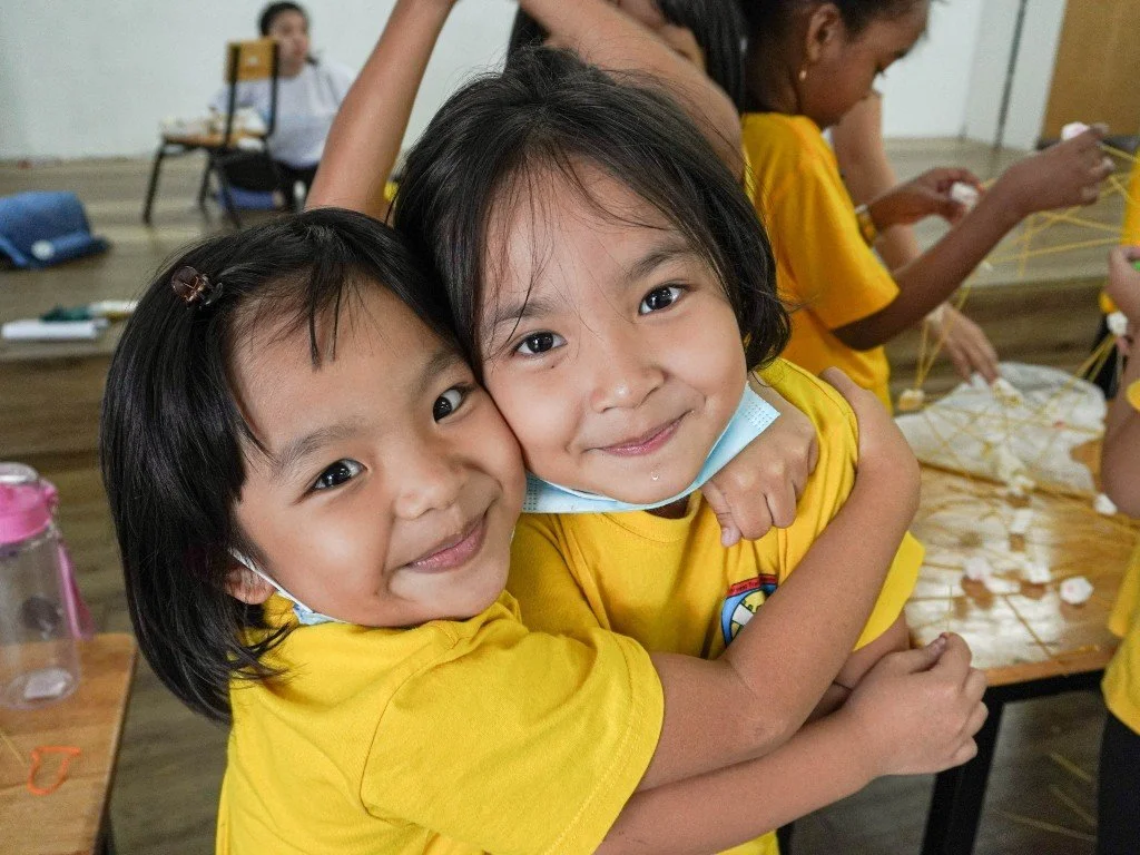 Two young girls at Dignity For Children