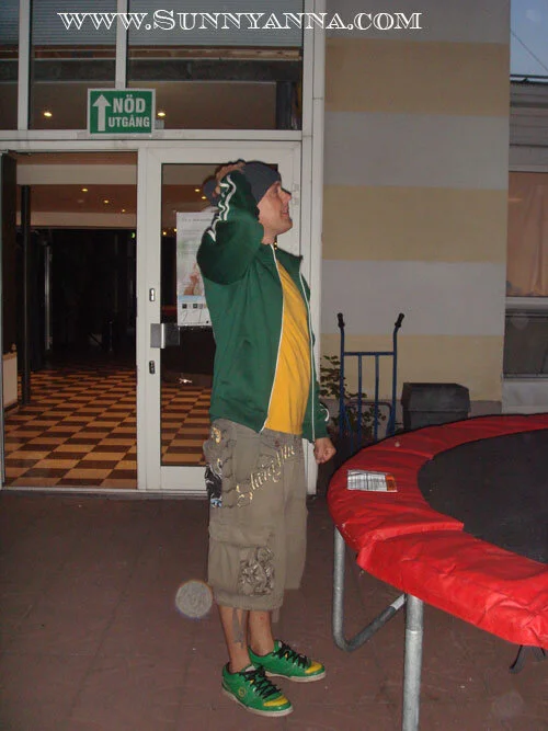 De här killarna såg till att man var ordentligt fastspänd och ok.