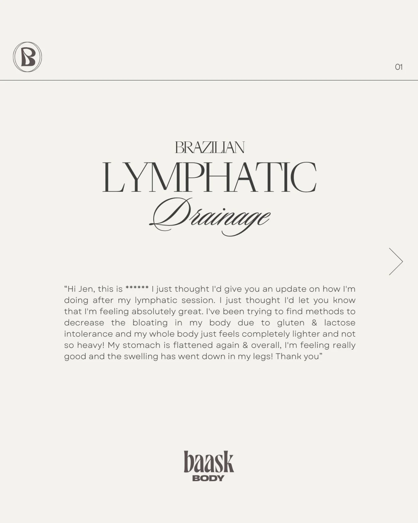 ✨✨✨
beyond grateful for the trust. it makes me so happy to hear how the sculpt has made an impact on your overall health and I strive to provide the best experience I can offer. 🖤

if you haven&rsquo;t tried our brazilian lymphatic drainage sculpt y