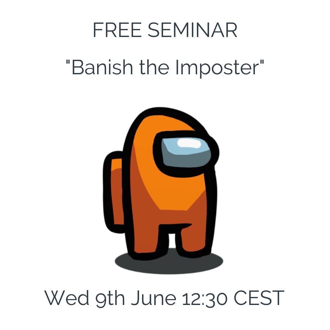 Ever felt like your not worthy?
Do you explain your successes as flukes or put them down to luck?
Check out this free webinar.  Link in the comments: thrivingtalent.solutions/imposter-syndrome-webinar-June-2021