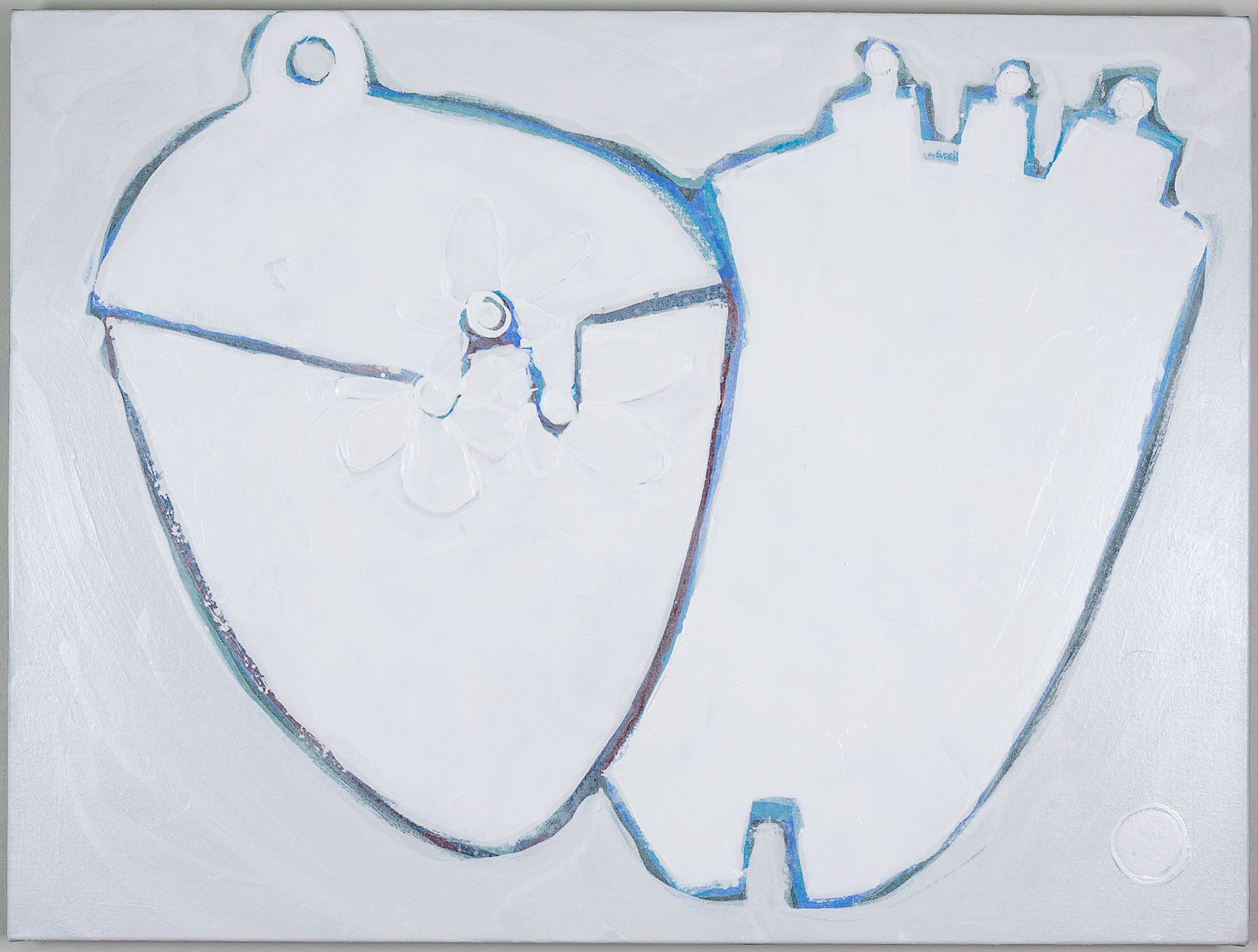 HOLDING PETALS - 30" x 40" - Acrylic & Graphite on Canvas - $4,500.
{As seen in HGTV's FARM HOUSE FIXER,Season 1, Episode 5}