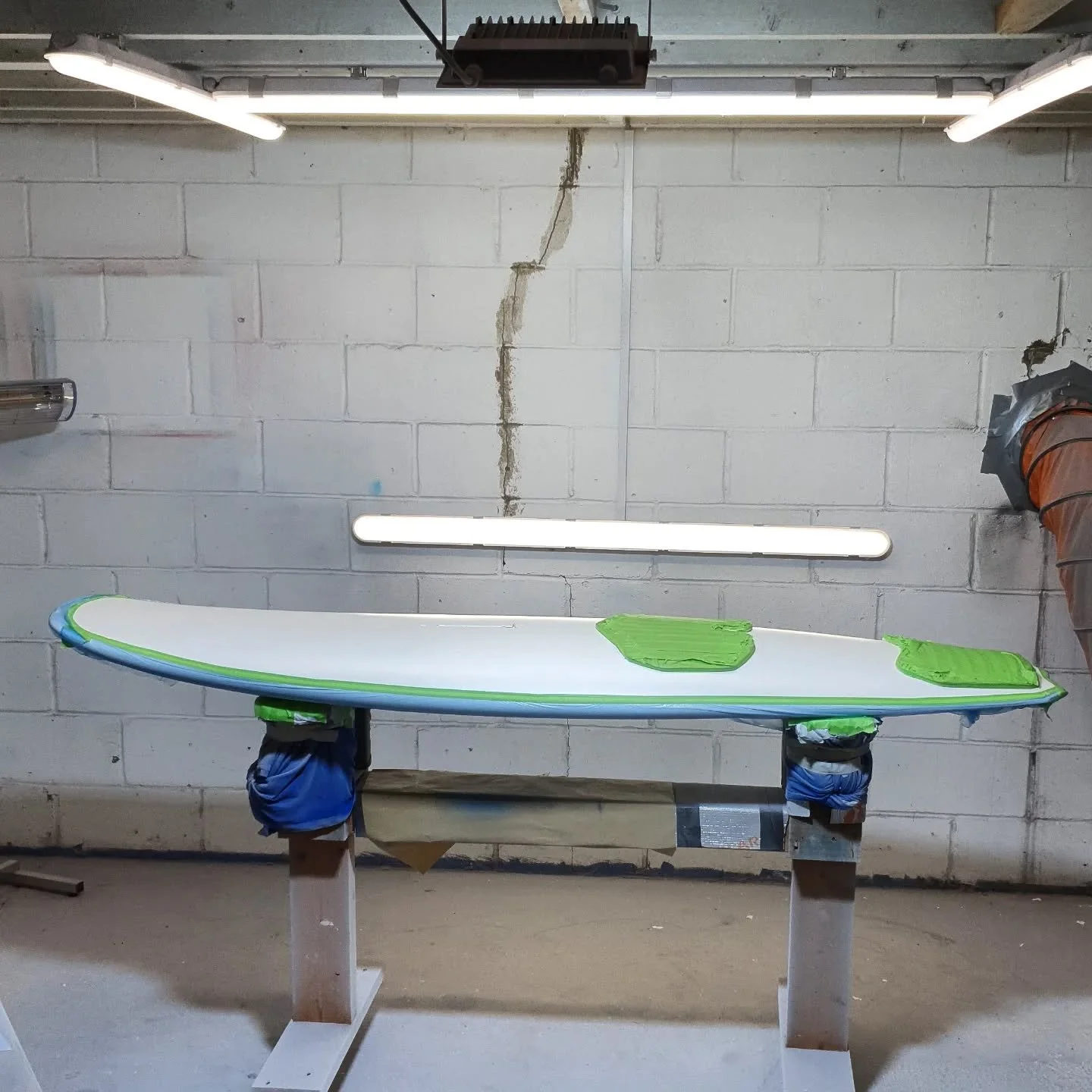 Fresh new pads made and on just some grip to go! 
Home time now back early and maybe even and afternoon at the beach 🙂