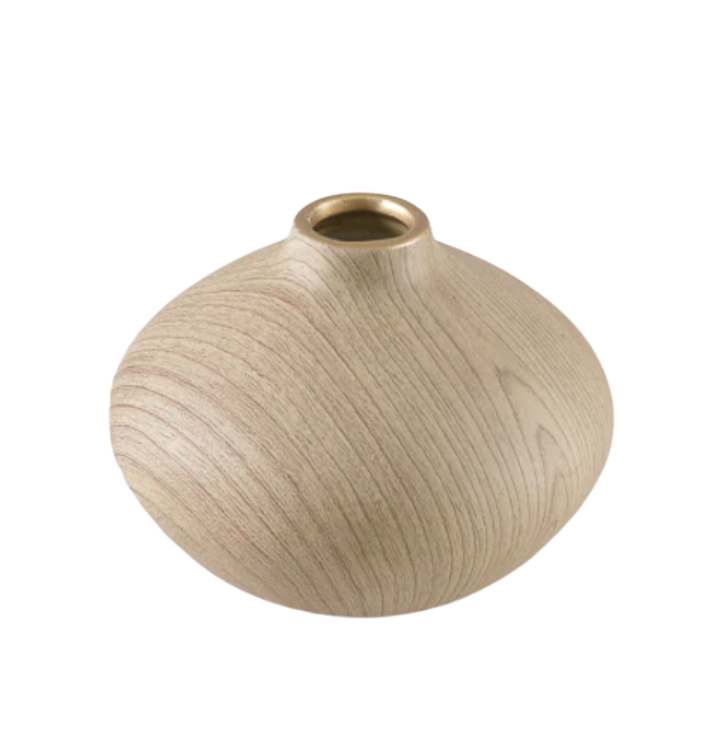 (8) Asagao Natural Ceramic Bud Vase (4" x 1.25" Dia)