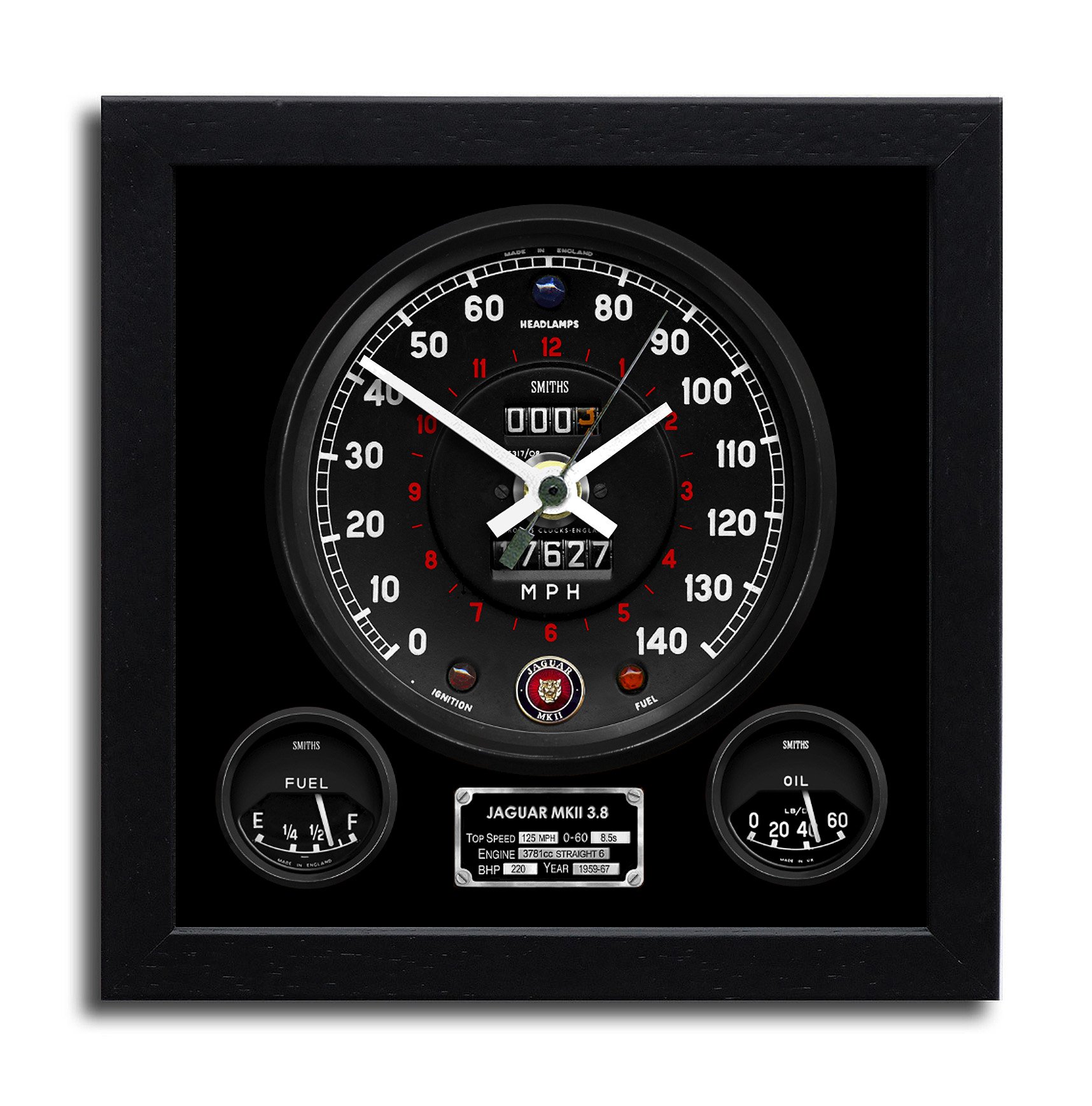 JAGUAR MK II SPEEDO - BLACK