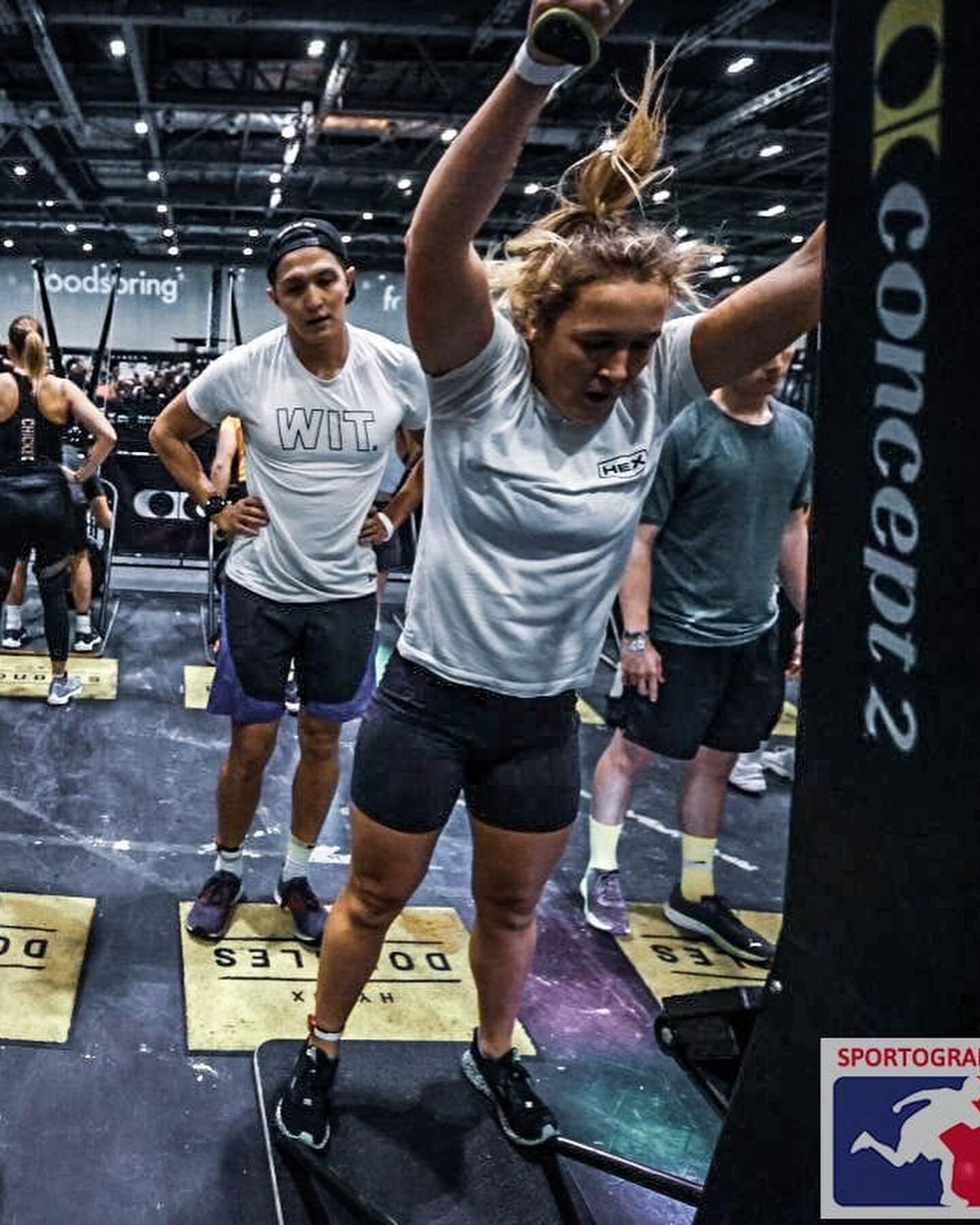 HYROX 💪 
Enjoyed this so much more than I thought I would! Much to @adslees confusion when we crossed the start line and I suddenly got really into it.
My competitive side cannot be shut down! 
Fun to do our first pairs event as husband and wife and