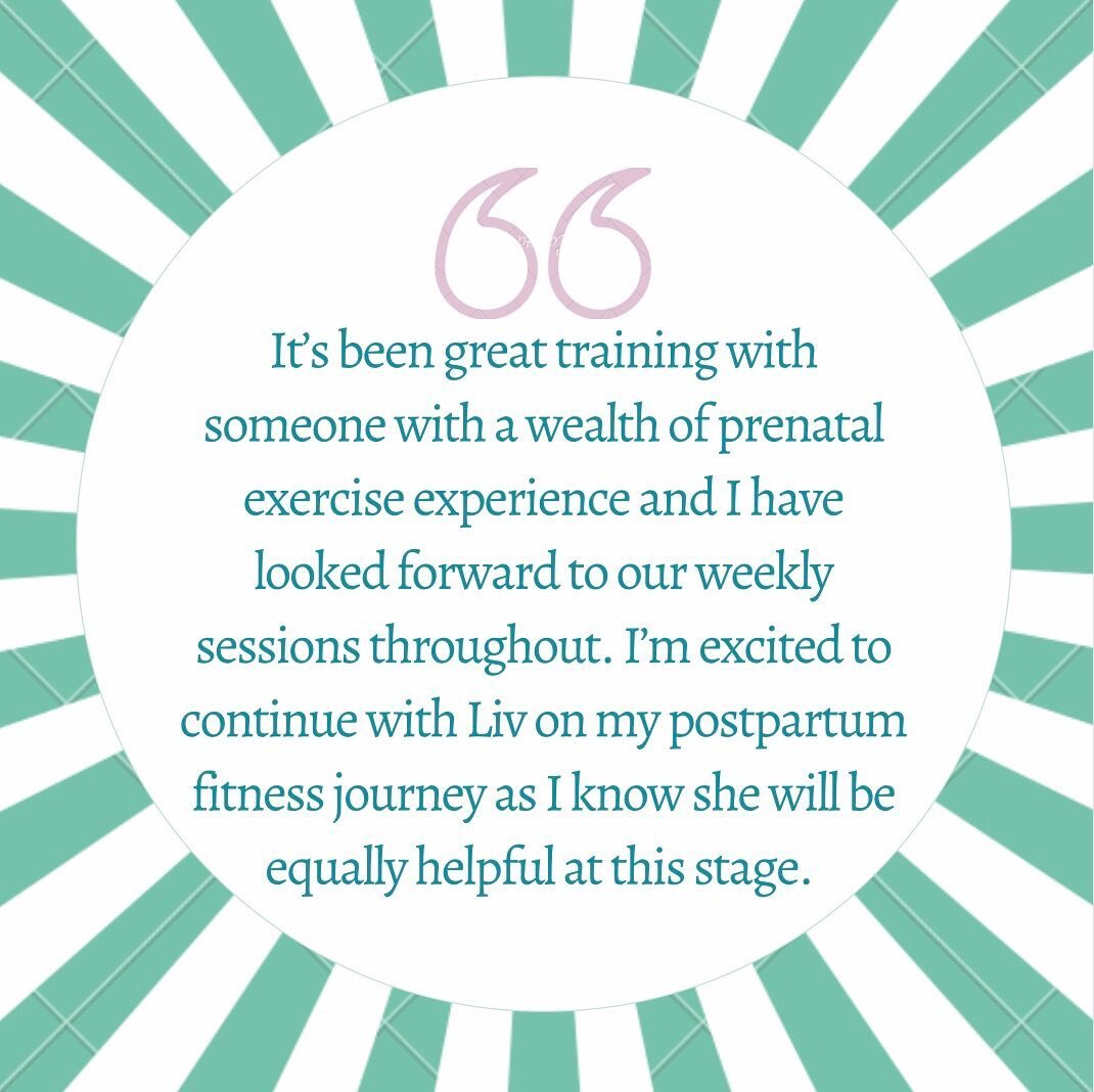 It has been amazing to train @rachel_mcandrew_x through her pregnancy. Inspiring, strong and always a laugh, I can&rsquo;t wait to see you become a mama! Thank you for your kind words! 🤰💪
.

&ldquo;I approached Liv at the beginning of my pregnancy 