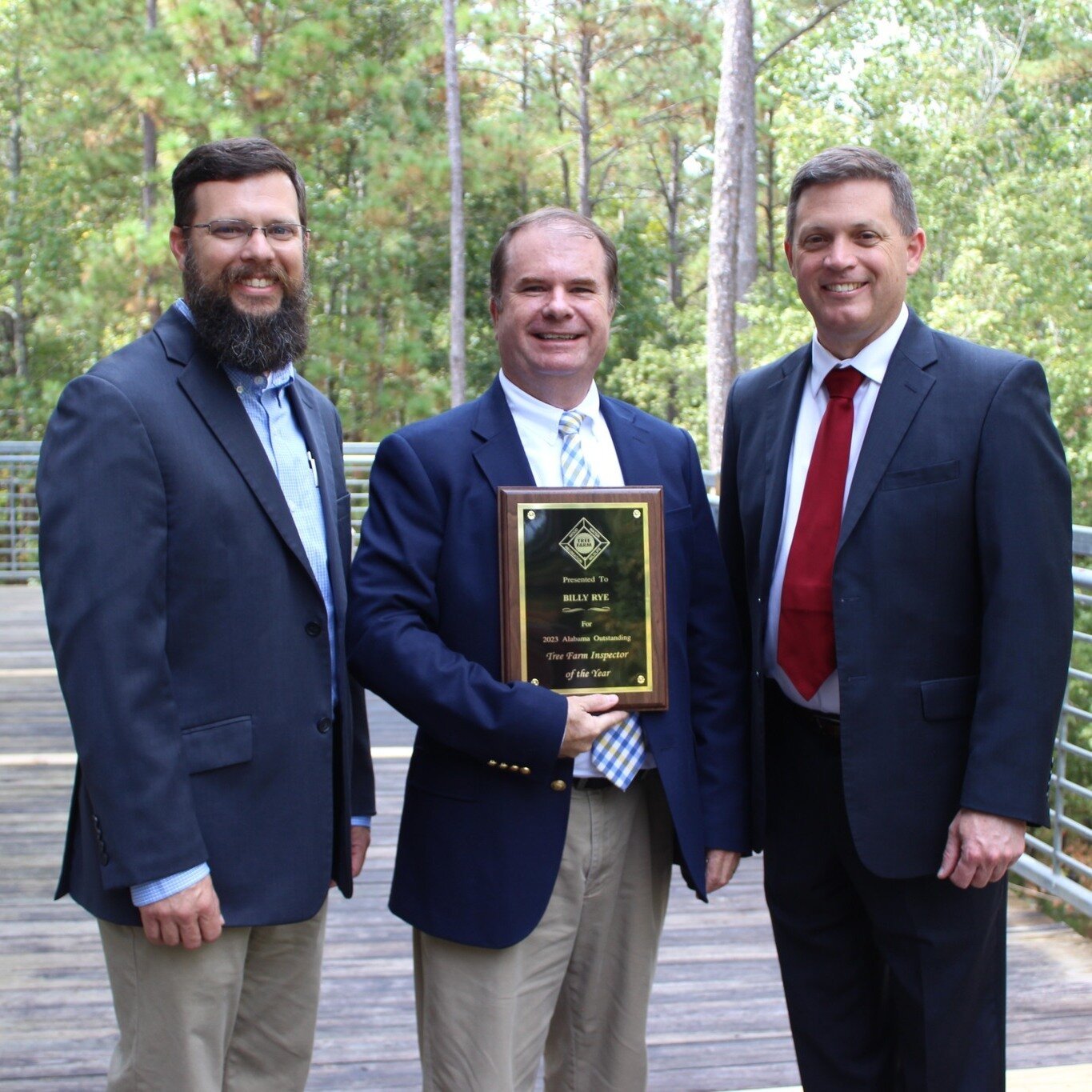 The Alabama Tree Farm Committee recognized the 2023 Tree Farm award recipients at the Alabama Landowner Conference this week in Columbiana. Each year the committee receives nominations from their volunteers for landowners, foresters, and other natura