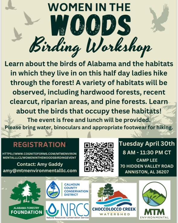 Ladies 🌳🐦 Join us for a Women in the Woods Birding Workshop. Register today!