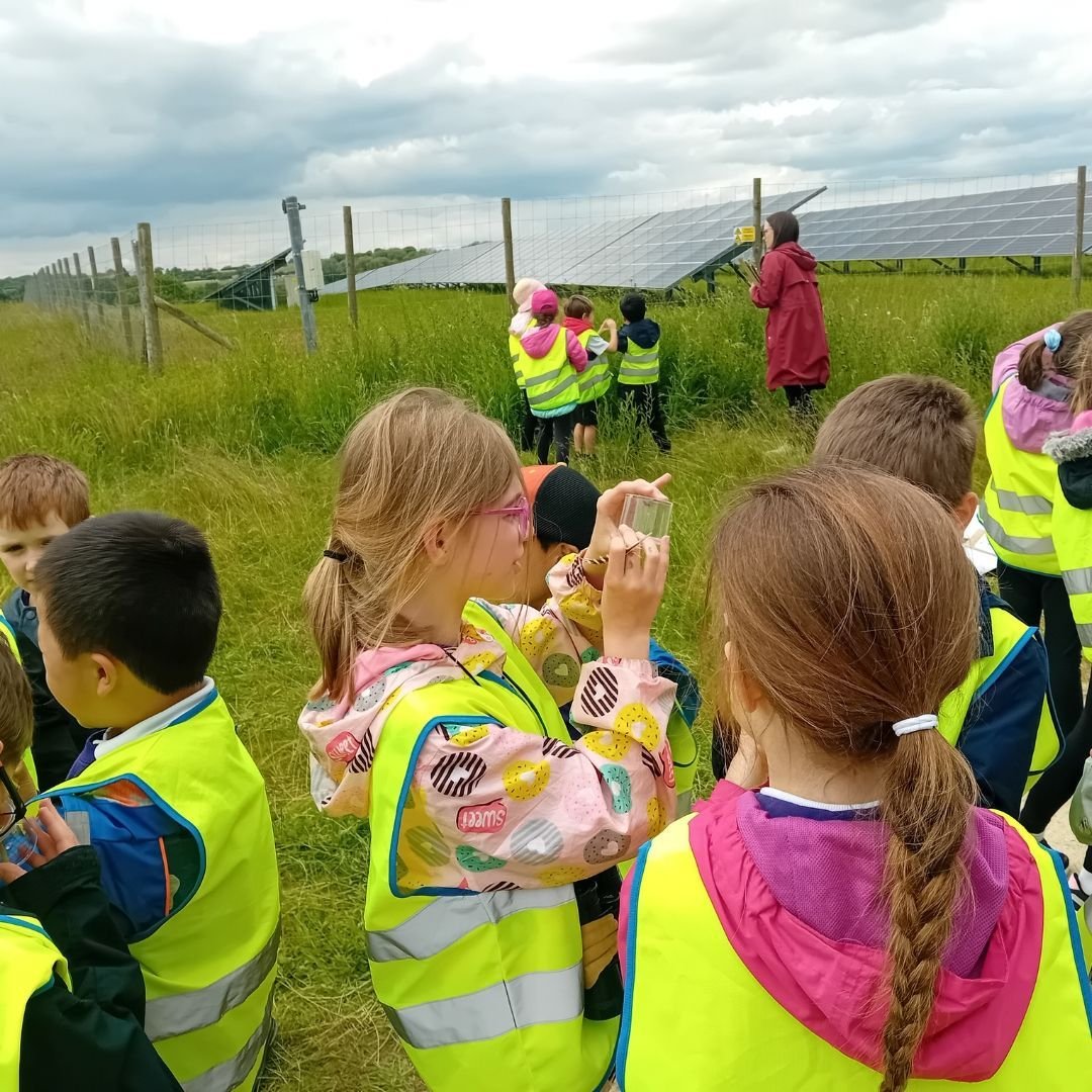 Happy #OutdoorClassroomDay! 🌿 At the heart of what we do is the belief that learning goes beyond the classroom. We love taking children on trips to local solar or wind farms where they can explore how renewable energy works and see the amazing biodi