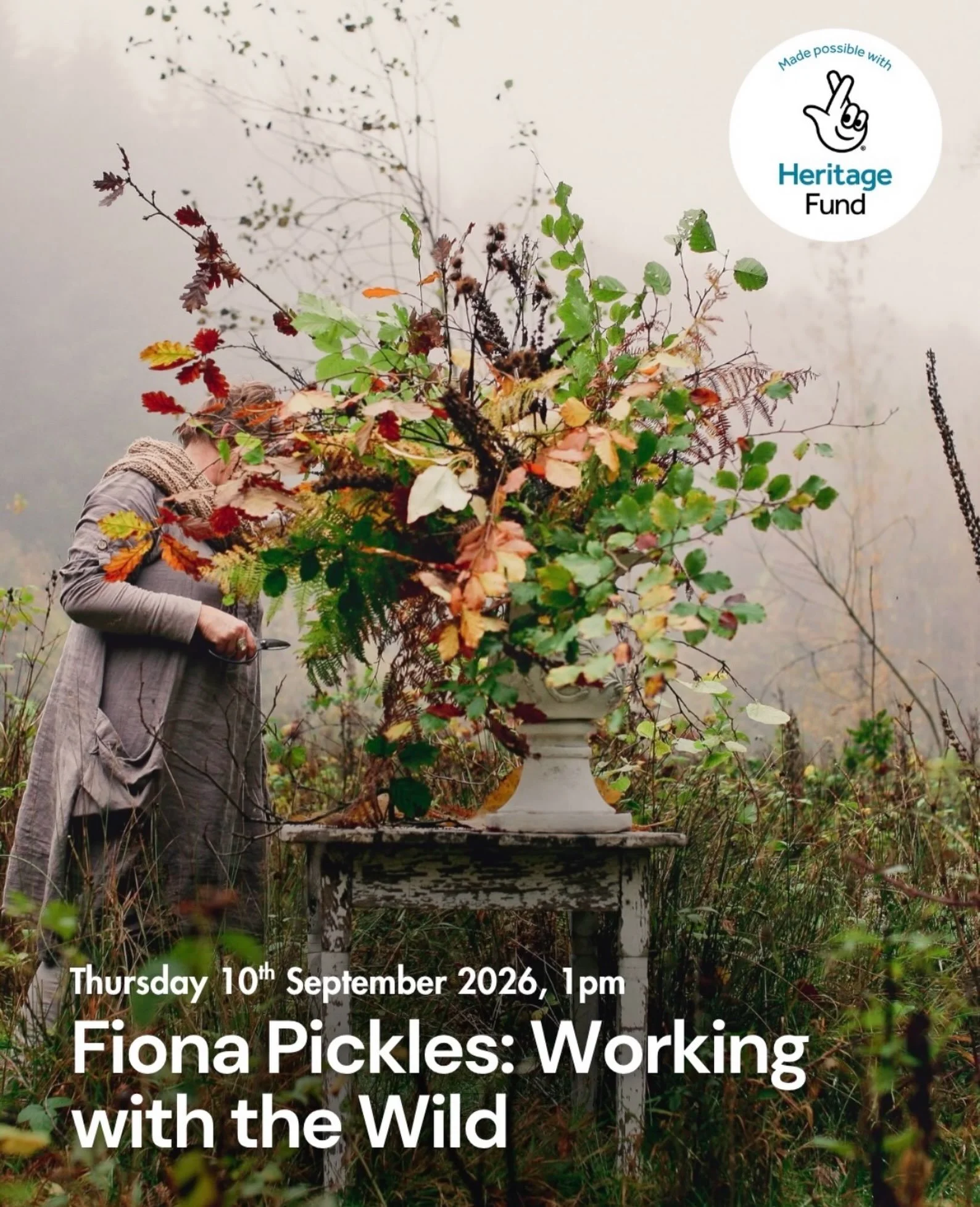 Join me this week at @strawbhillhouse at 1pm on Thursday 10th September for my live talk / demonstration in the Marquee - Working with the Wild.

Expect a bit of chat and blather while I make something from foraged and homegrown materials and some po