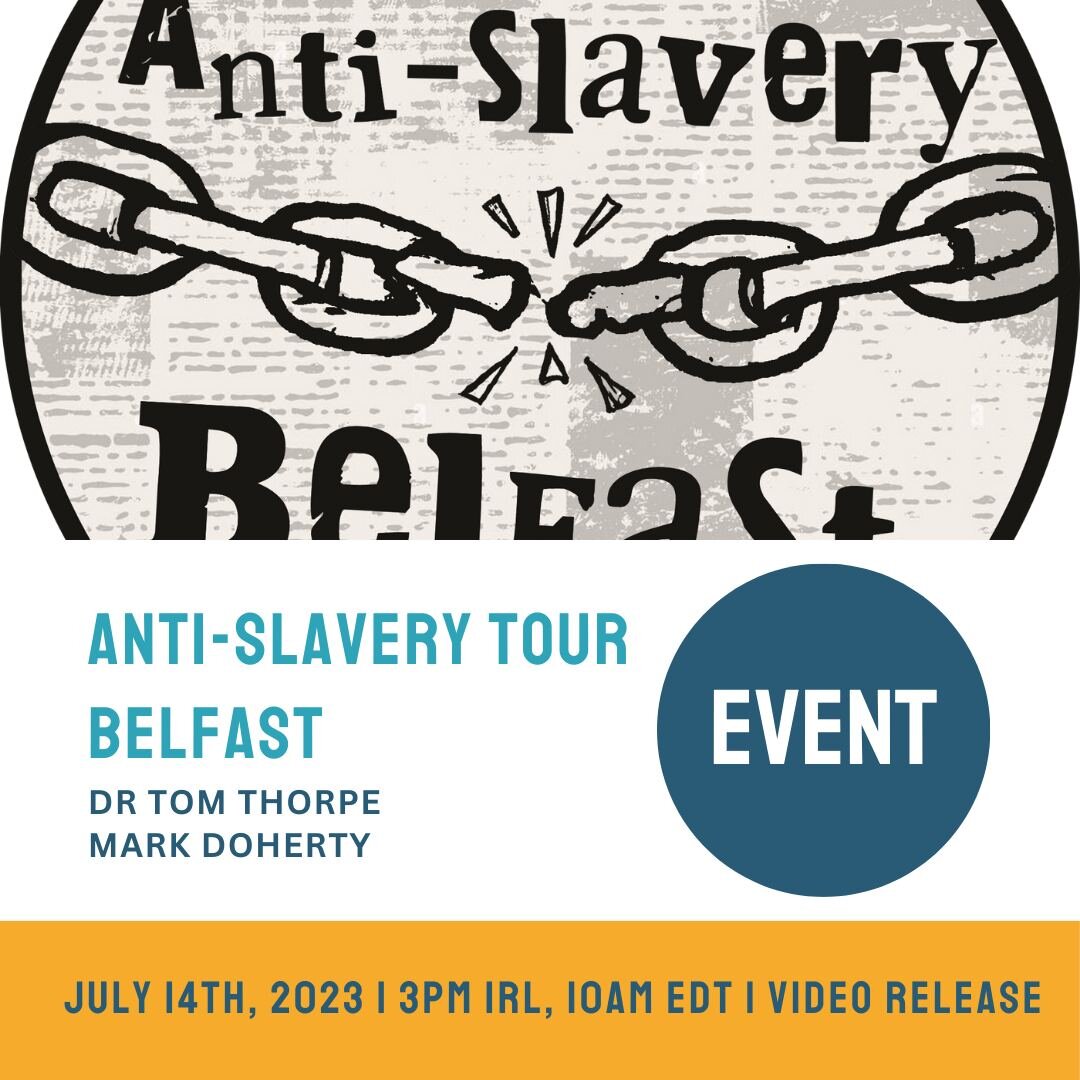 📣 #DouglassDay DAY 5
Virtual Anti-Slavery Tour Belfast
3PM IRL | 10AM EDT
Video release

Join Mark Doherty and Dr. Tom Thorpe, founders of the Anti-Slavery Belfast tour, for this virtual tour through the lesser known history of Belfast&rsquo;s compl