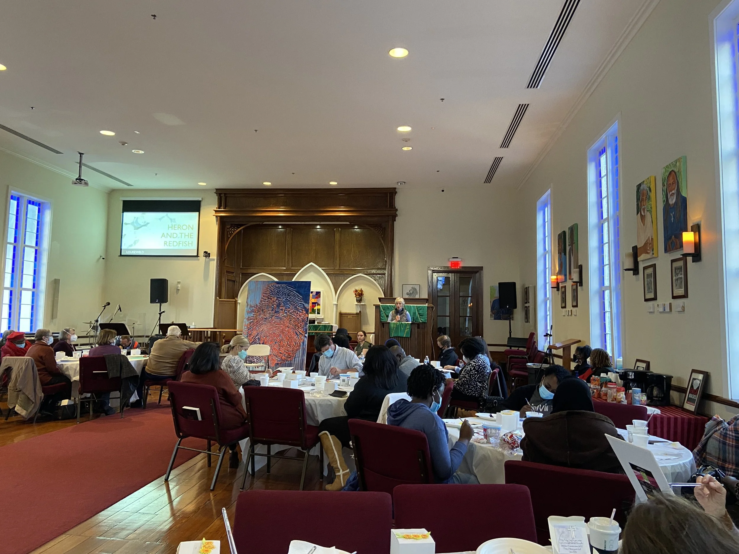 Heron and the Redfish