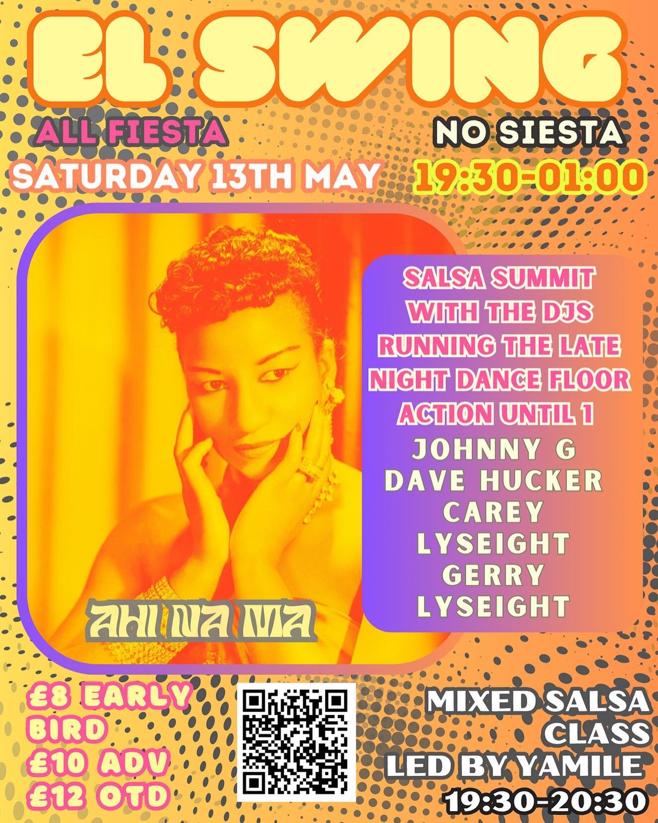 El Swing Salsa 🥁 This Saturday!! 13th May

19:30 - 20:30 Salsa Class 
20:30 - 00:00 DJs &amp; Dancing 💃🏽 

Grab a ticket through the link in our bio. All levels welcome! 

#londonsalsa #elswing #westnorwoodevents #community #salsadancing