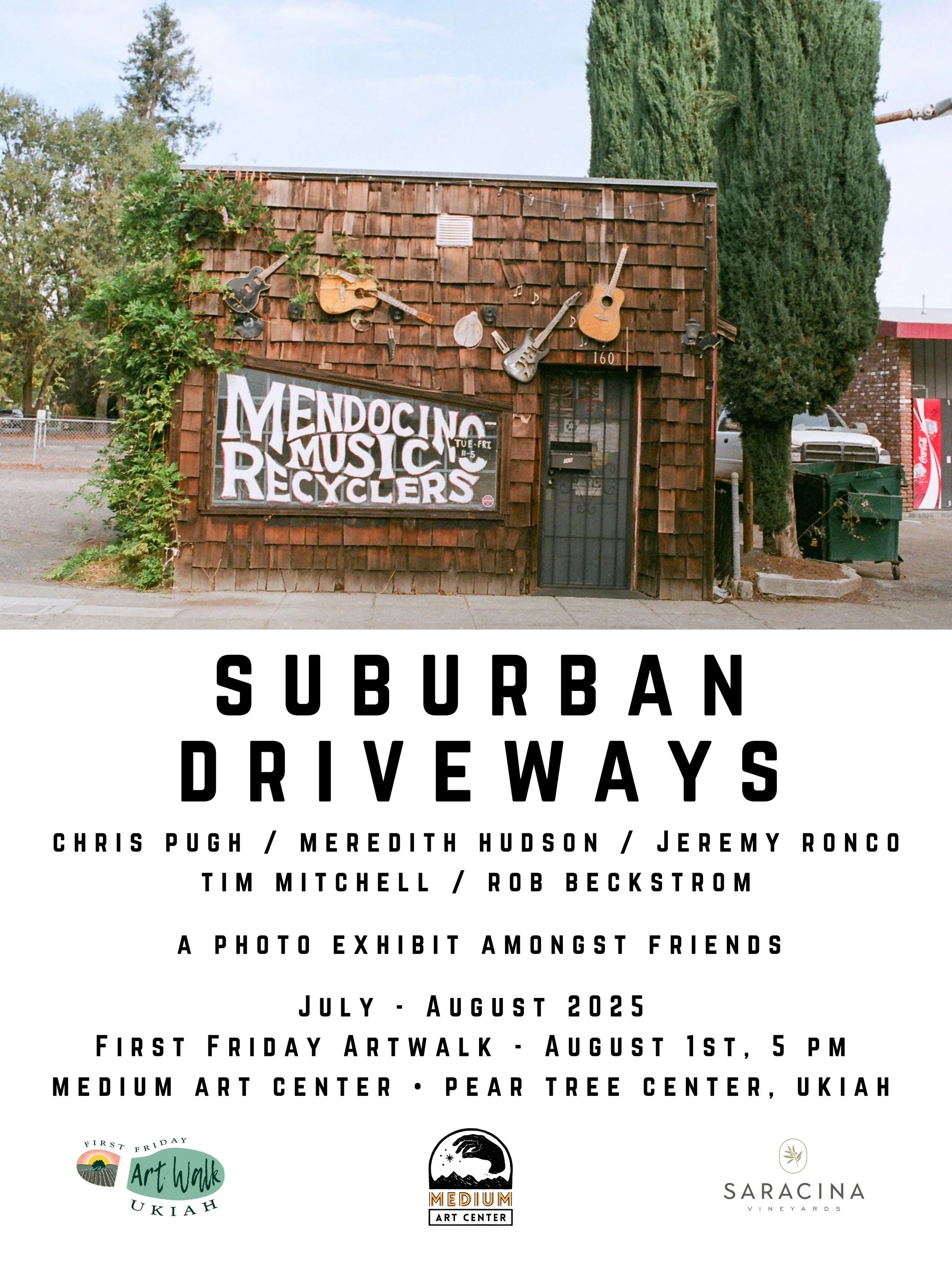 First Friday Art Walk & “Suburban Driveways" Juried Group Exhibition