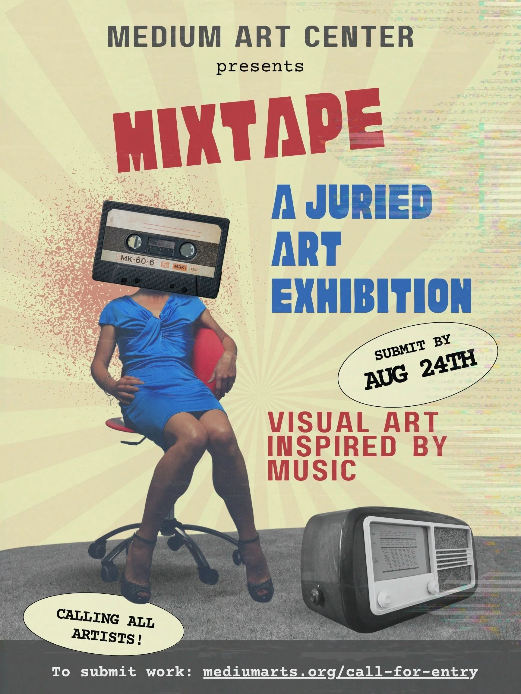 DEADLINE for Submissions to "Mixtape" Juried Art Exhibition