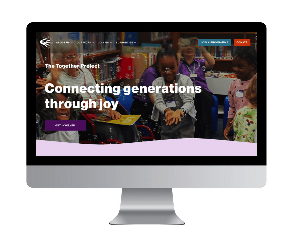 Pub010 - The Together Project Website Redesign Case Study - blog post inside desktop mockup.png
