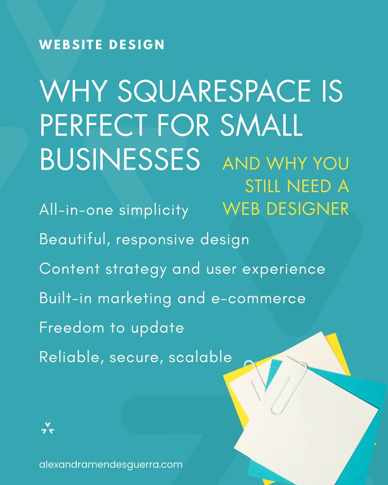 You&rsquo;ve got clients to manage, services to deliver, and a business to grow.
Your website shouldn&rsquo;t be another hat to wear &mdash; it should work for you.
That&rsquo;s why I love Squarespace: simplicity meets professional design.
But even t