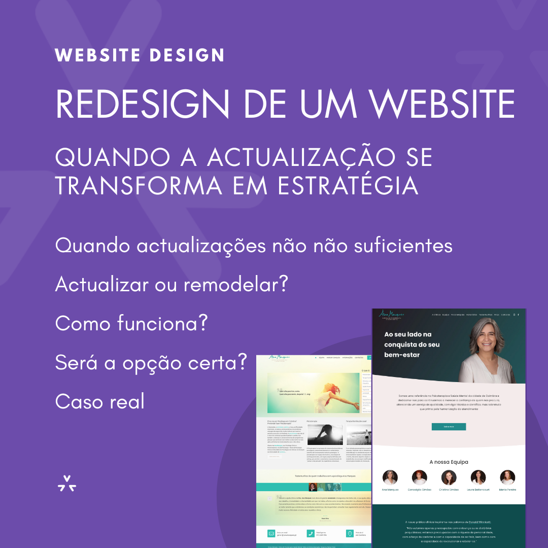 Redesign de um Website: Quando a Actualização se Transforma em Estratégia