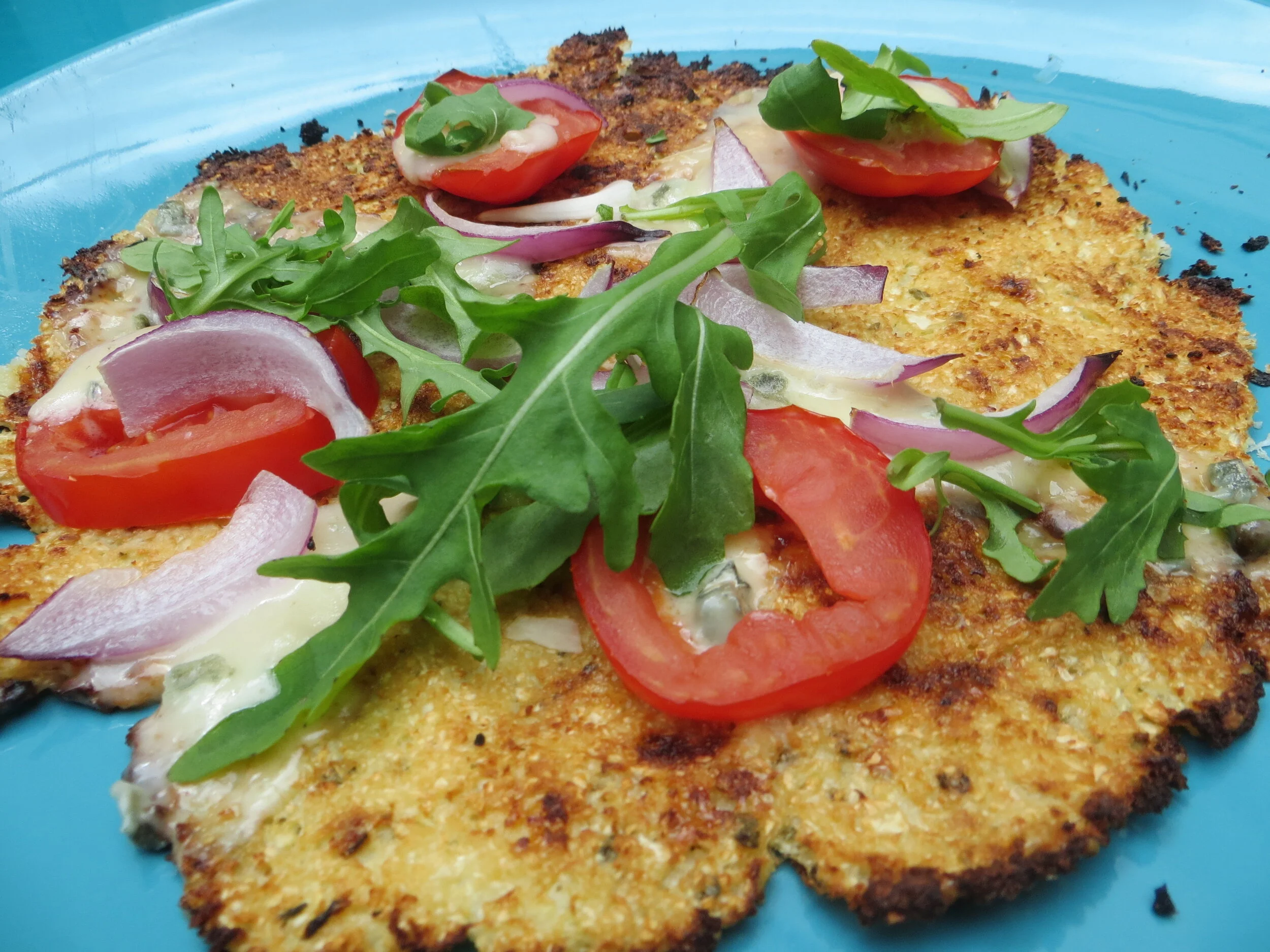 Cauli pizza version 1 goat's cheese herb 5 2 kitchen.JPG