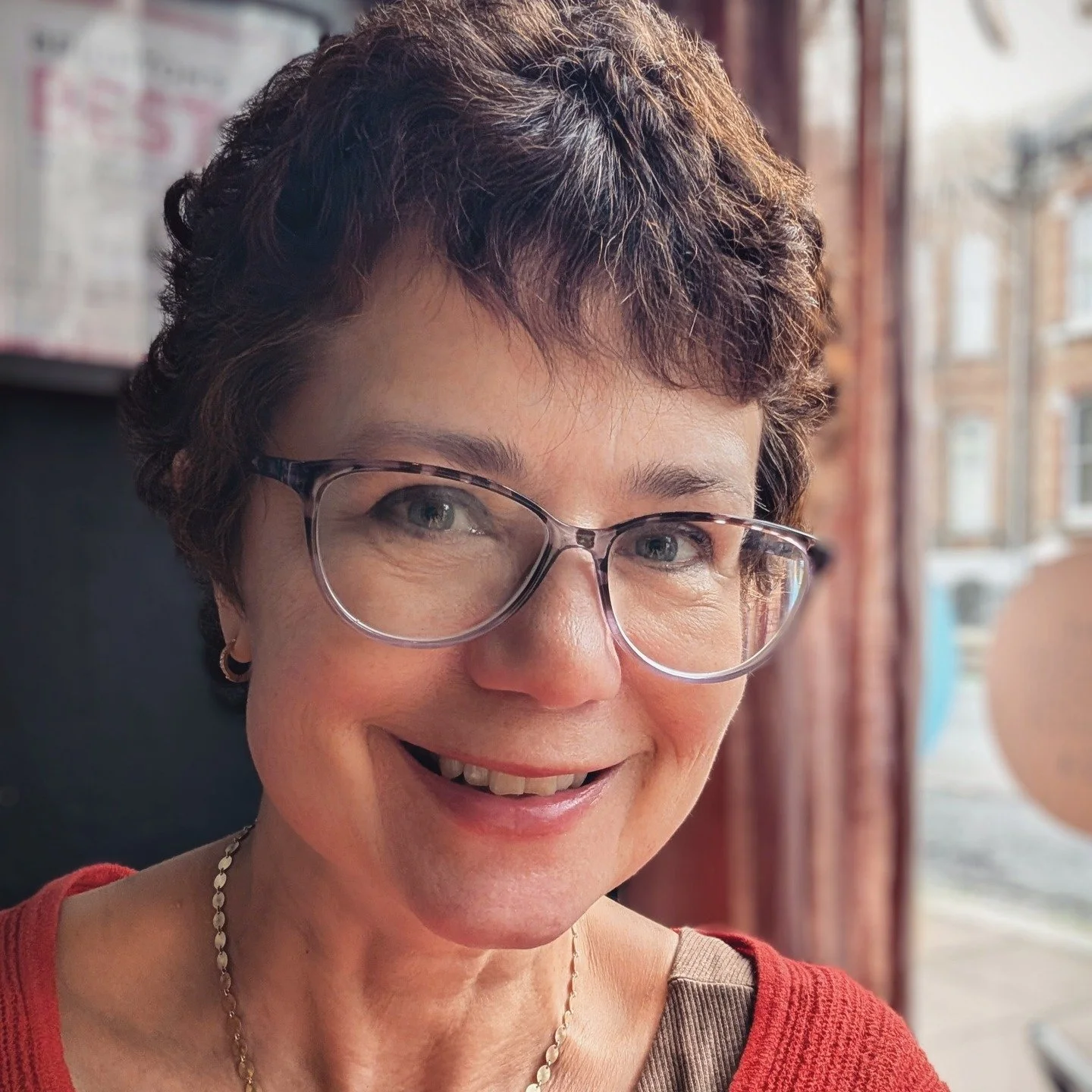 Exactly this time last year I was starting chemo (and brrrr.... the cold cap) for the first time as I began treatment for occult triple negative breast cancer. Despite the smile I was utterly terrified. 

And this is me now - I lost my hair in the en